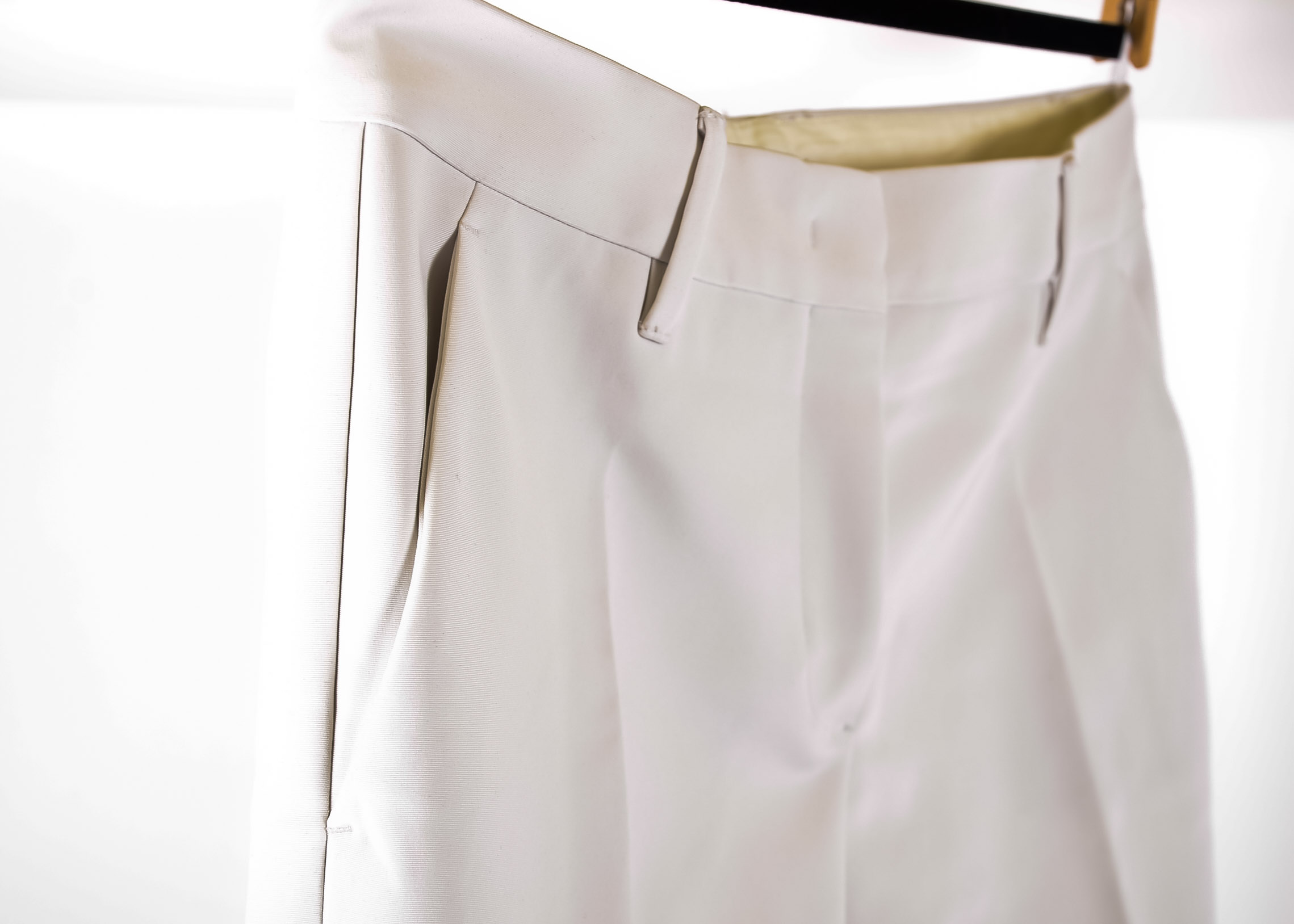 Prada Chinos in White