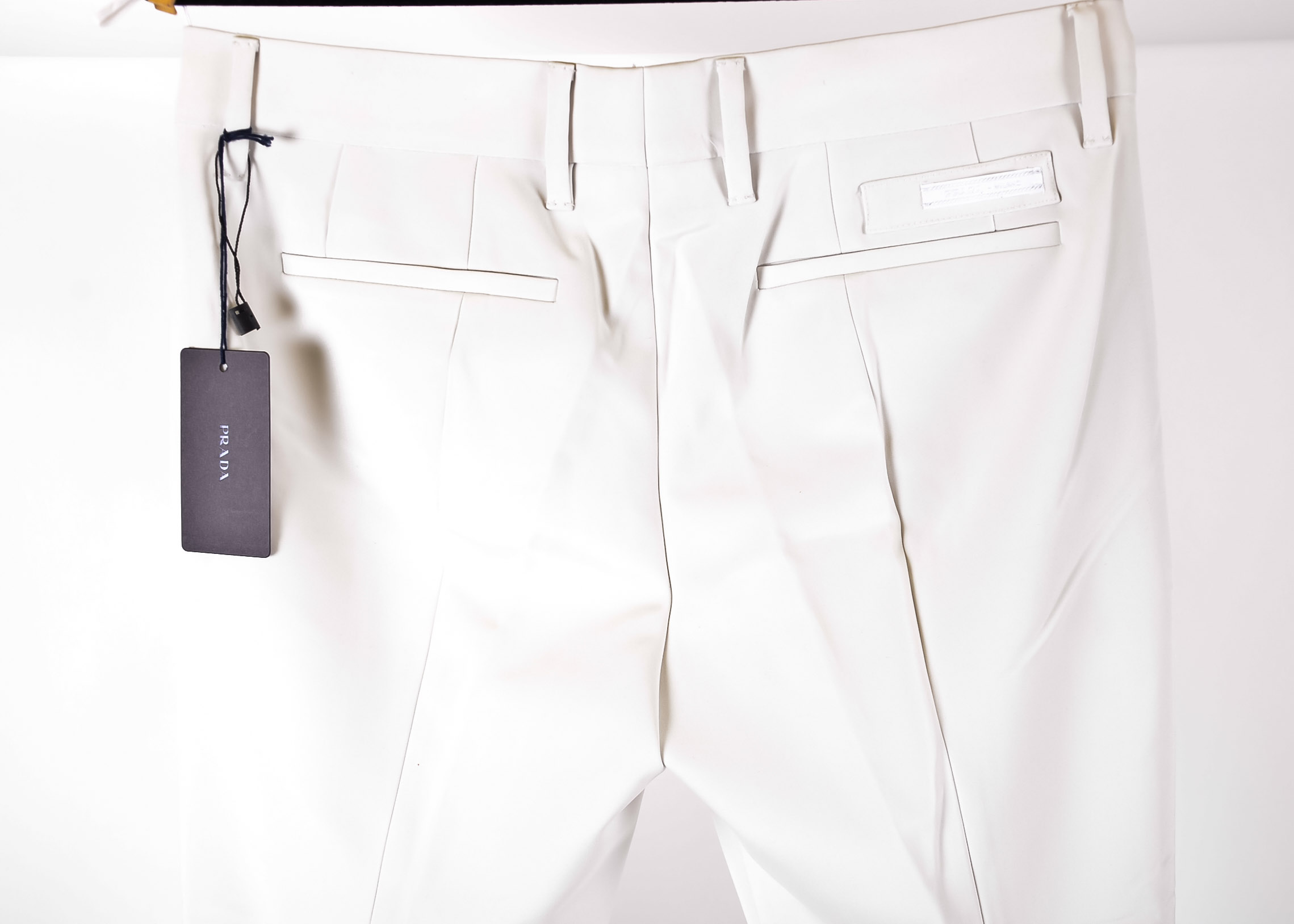 Prada Chinos in White