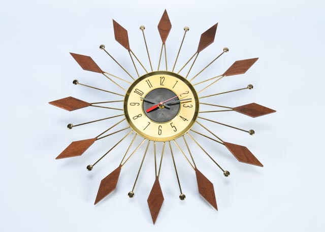 Mid Century Modern Welby Wall Clock