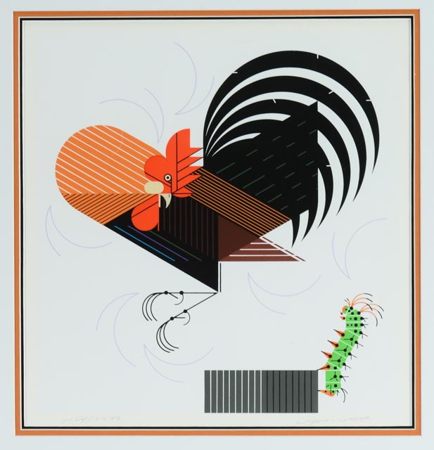 “Crawling Tall” Original Charley Harper Serigraph