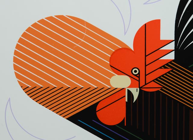 “Crawling Tall” Original Charley Harper Serigraph