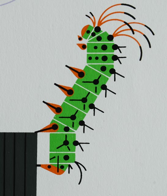 “Crawling Tall” Original Charley Harper Serigraph