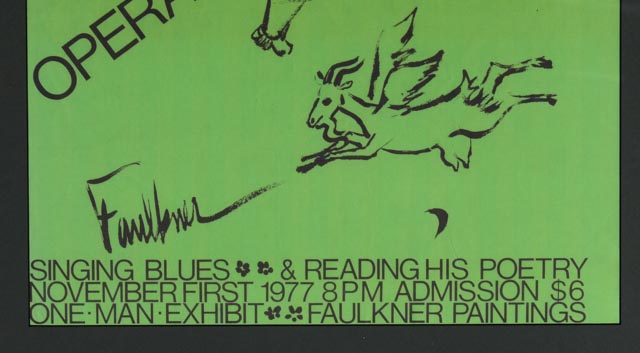 1977 Henry Faulkner: Opera House Exhibition Poster