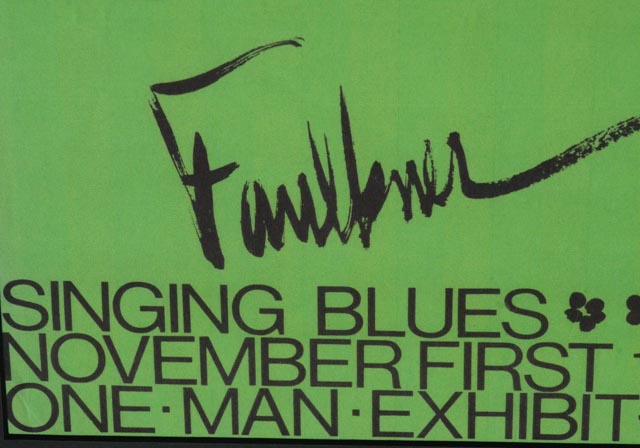 1977 Henry Faulkner: Opera House Exhibition Poster