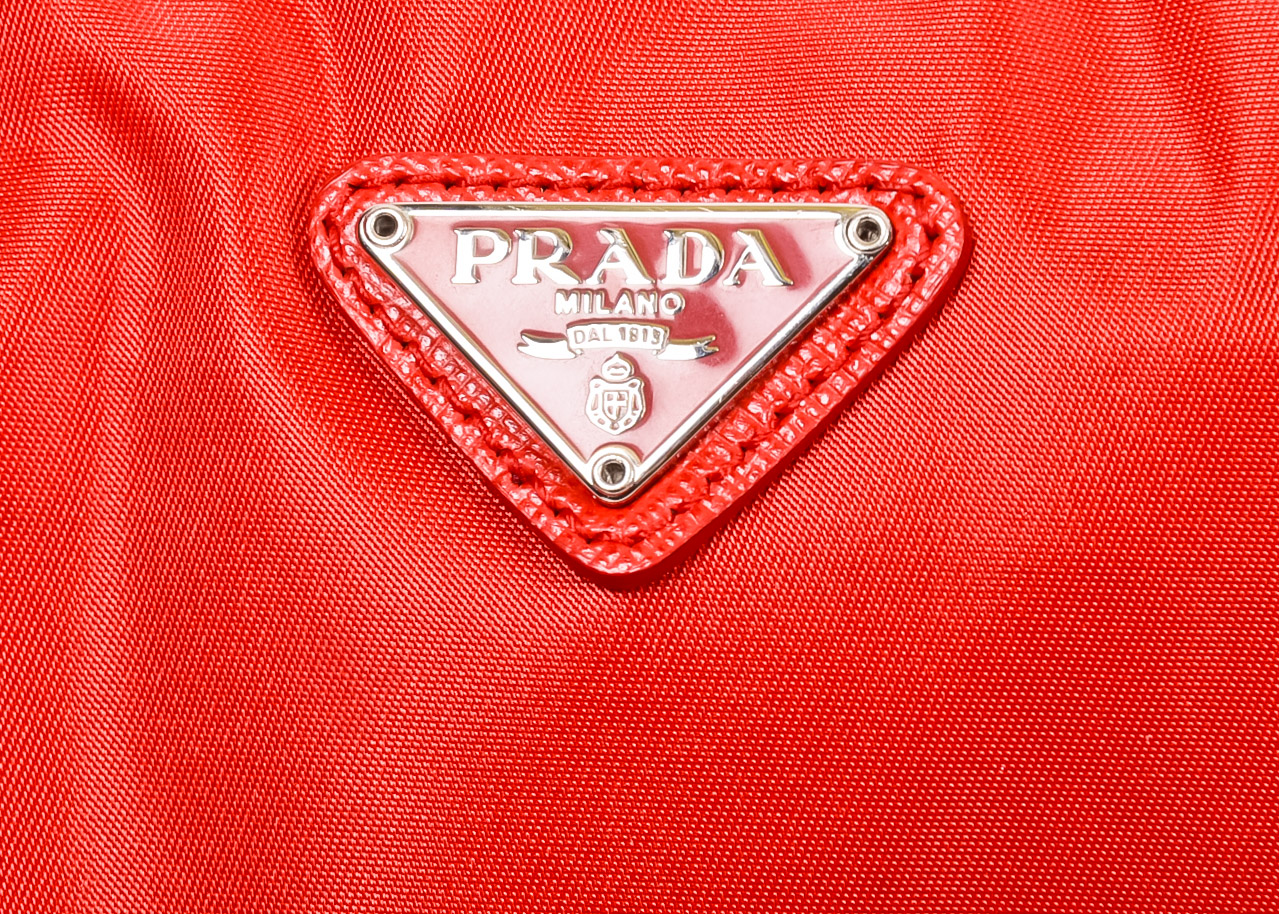Red Prada Clutch