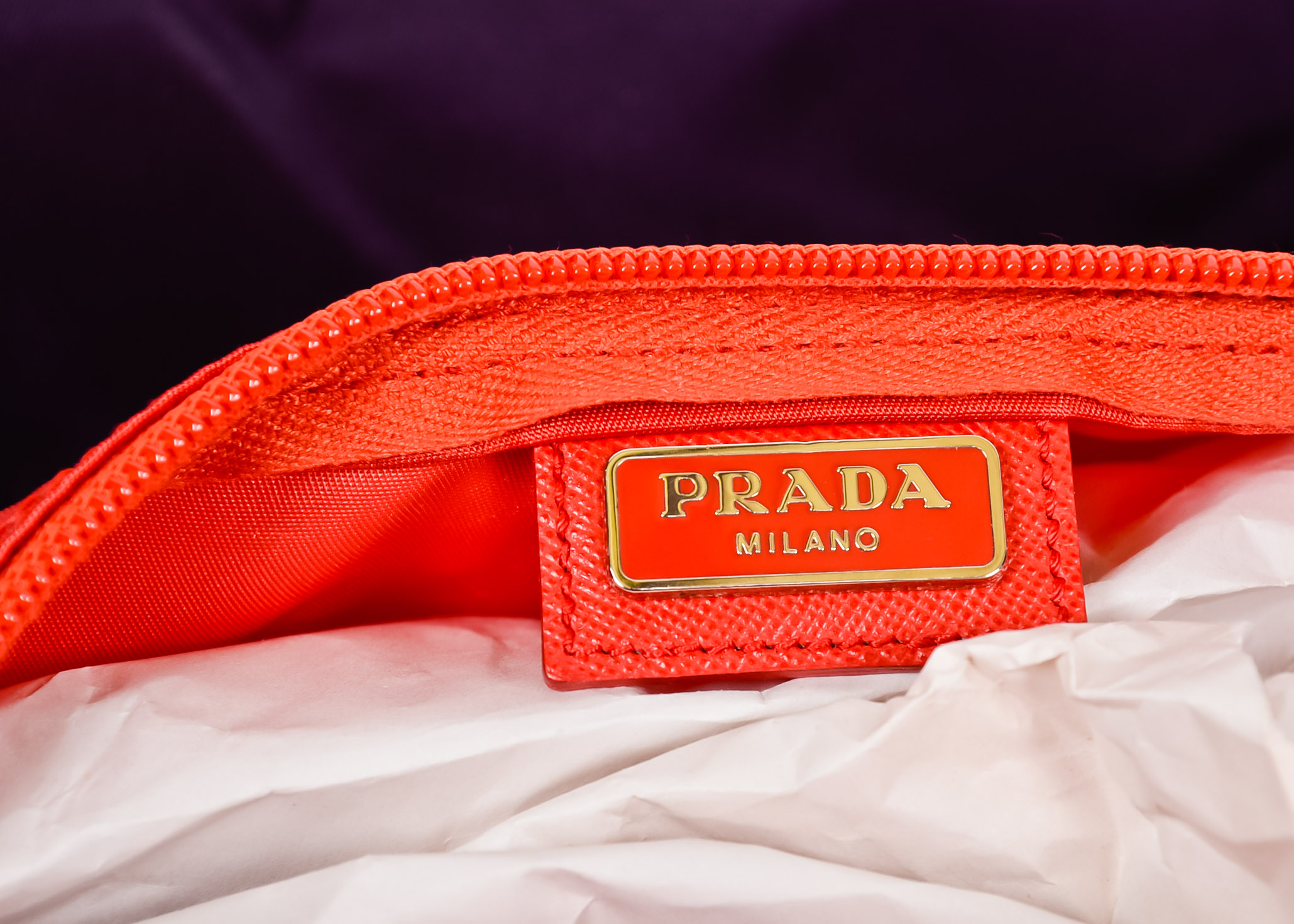 Red Prada Clutch