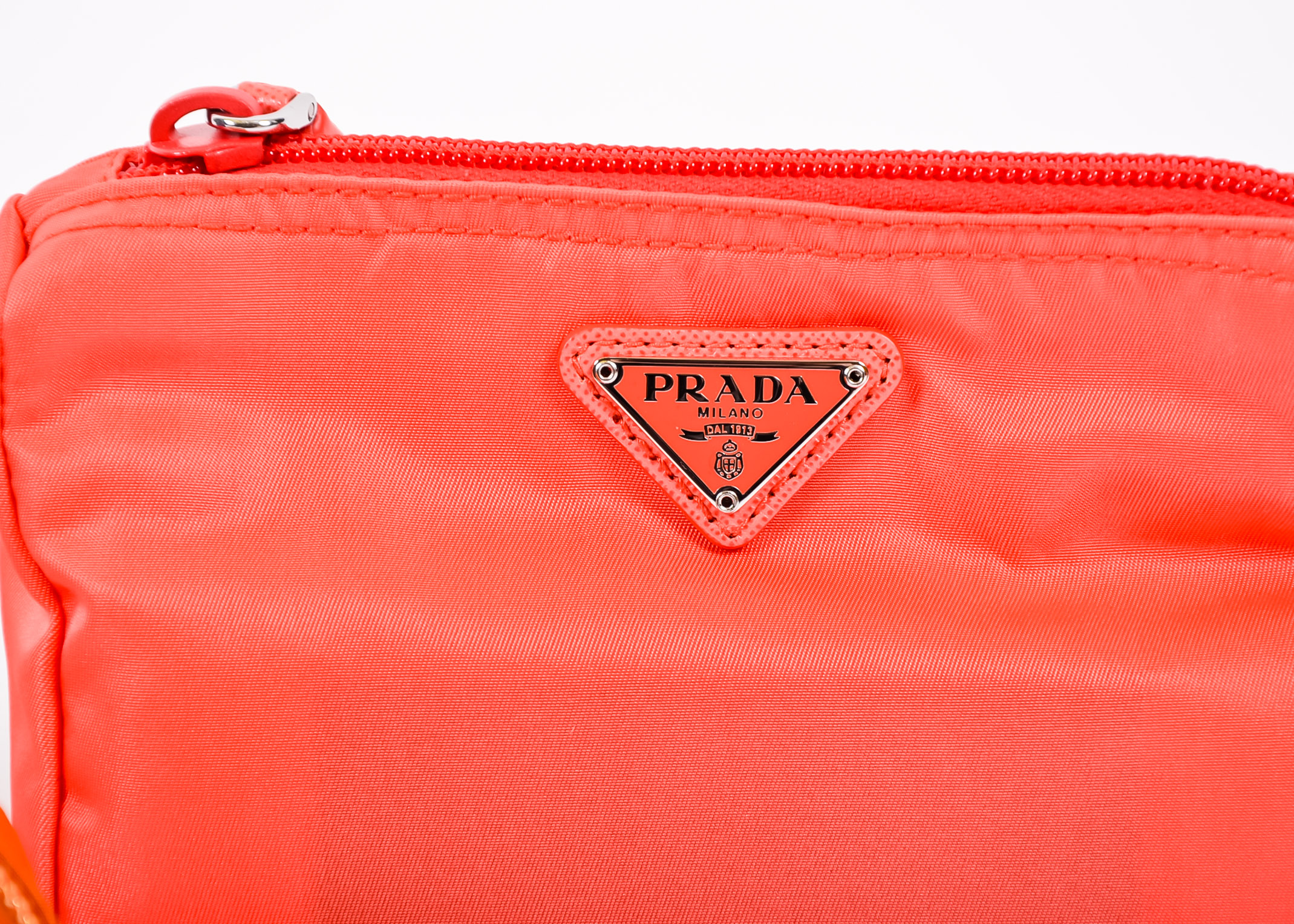 Coral Prada Clutch
