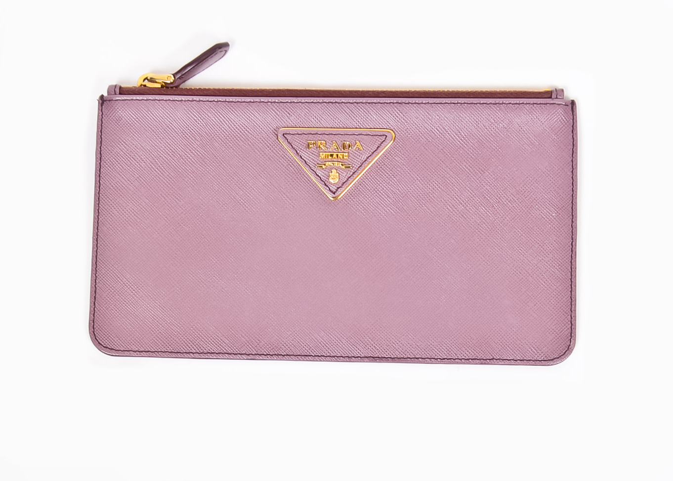 Prada Zippered Pouch in Plum