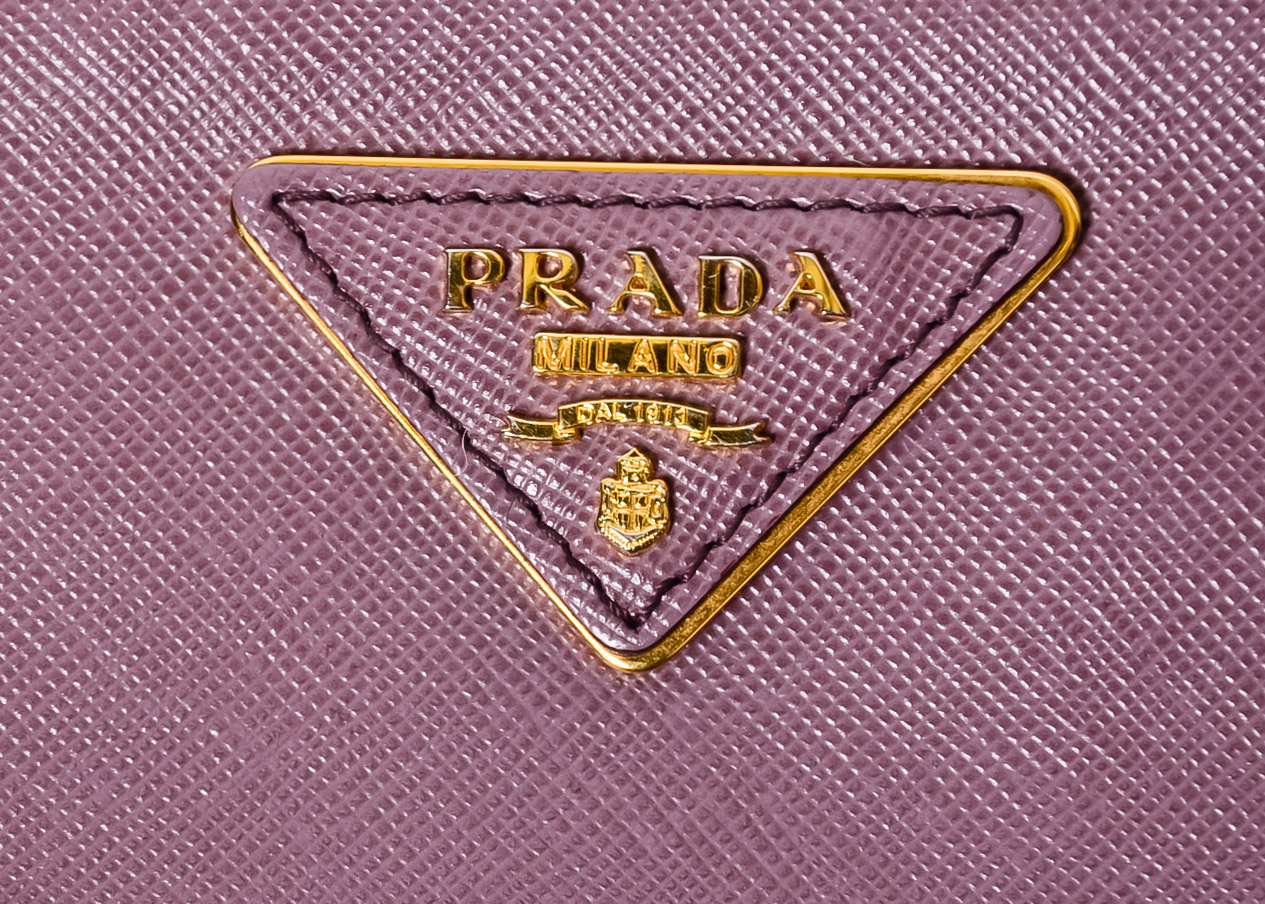 Prada Zippered Pouch in Plum