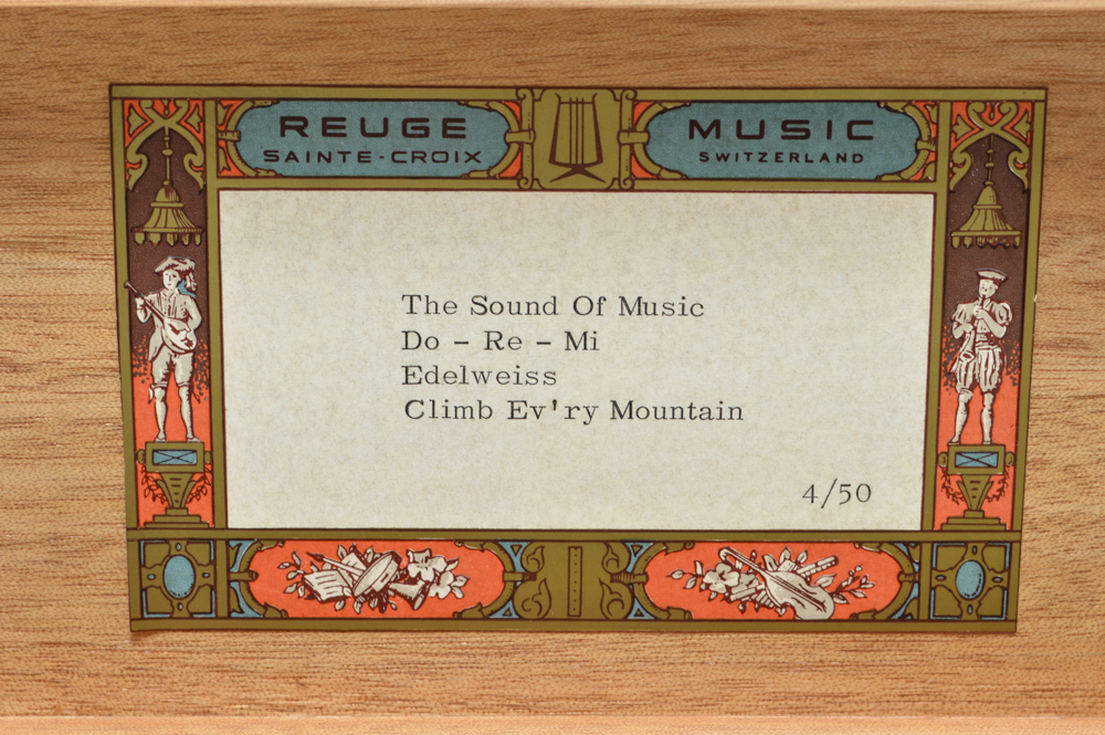 Reuge Sainte-Croix Music Box "The Sound of Music"