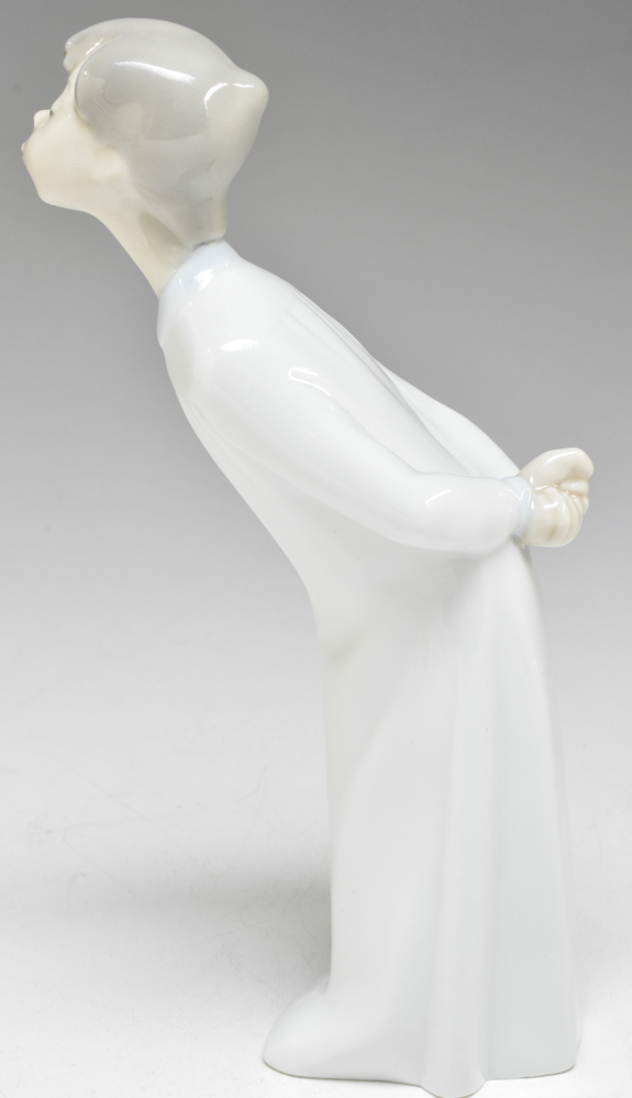 Vintage NAO Lladro "Boy Blowing" a Kiss