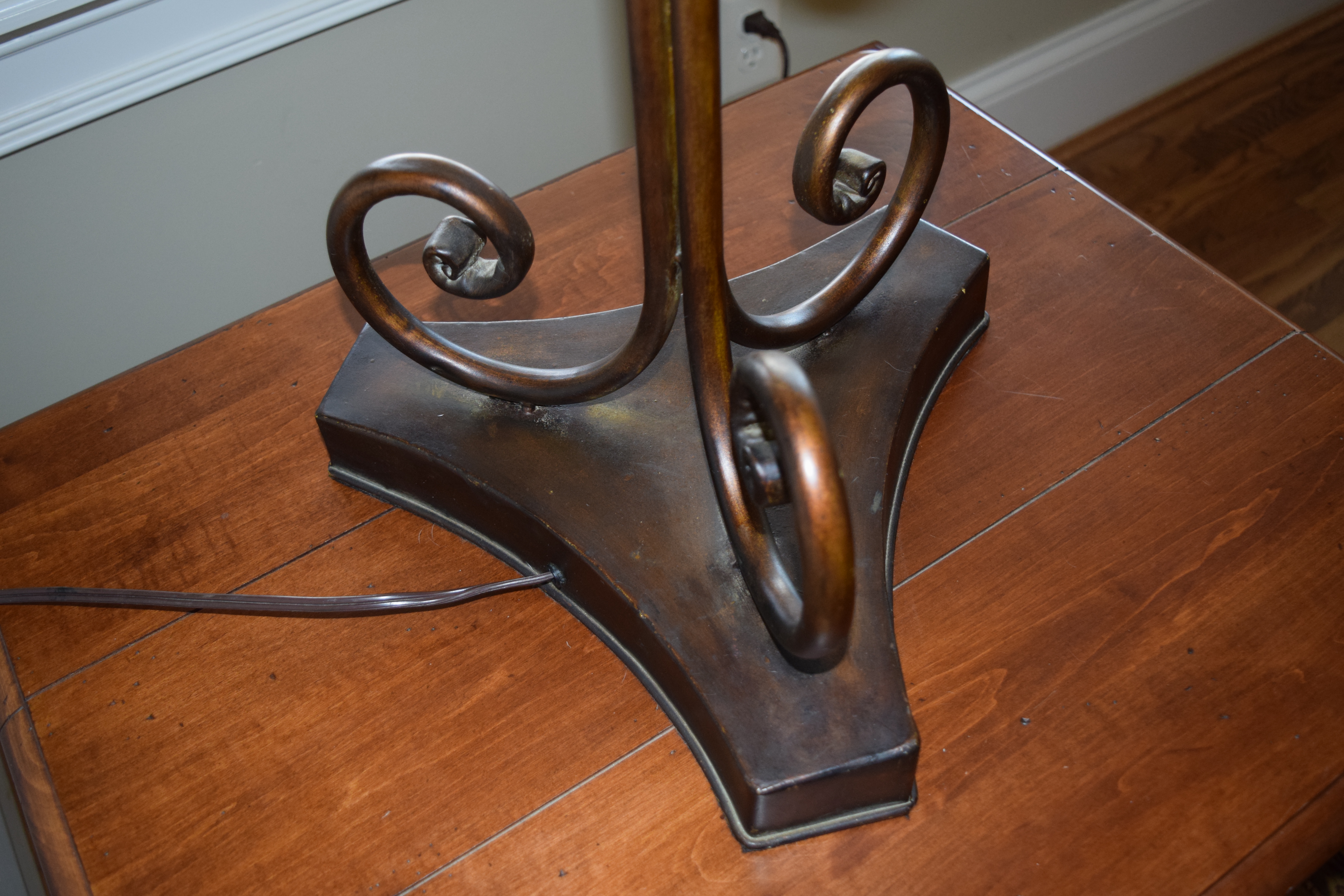 Designer Table Lamp with Tin Shade