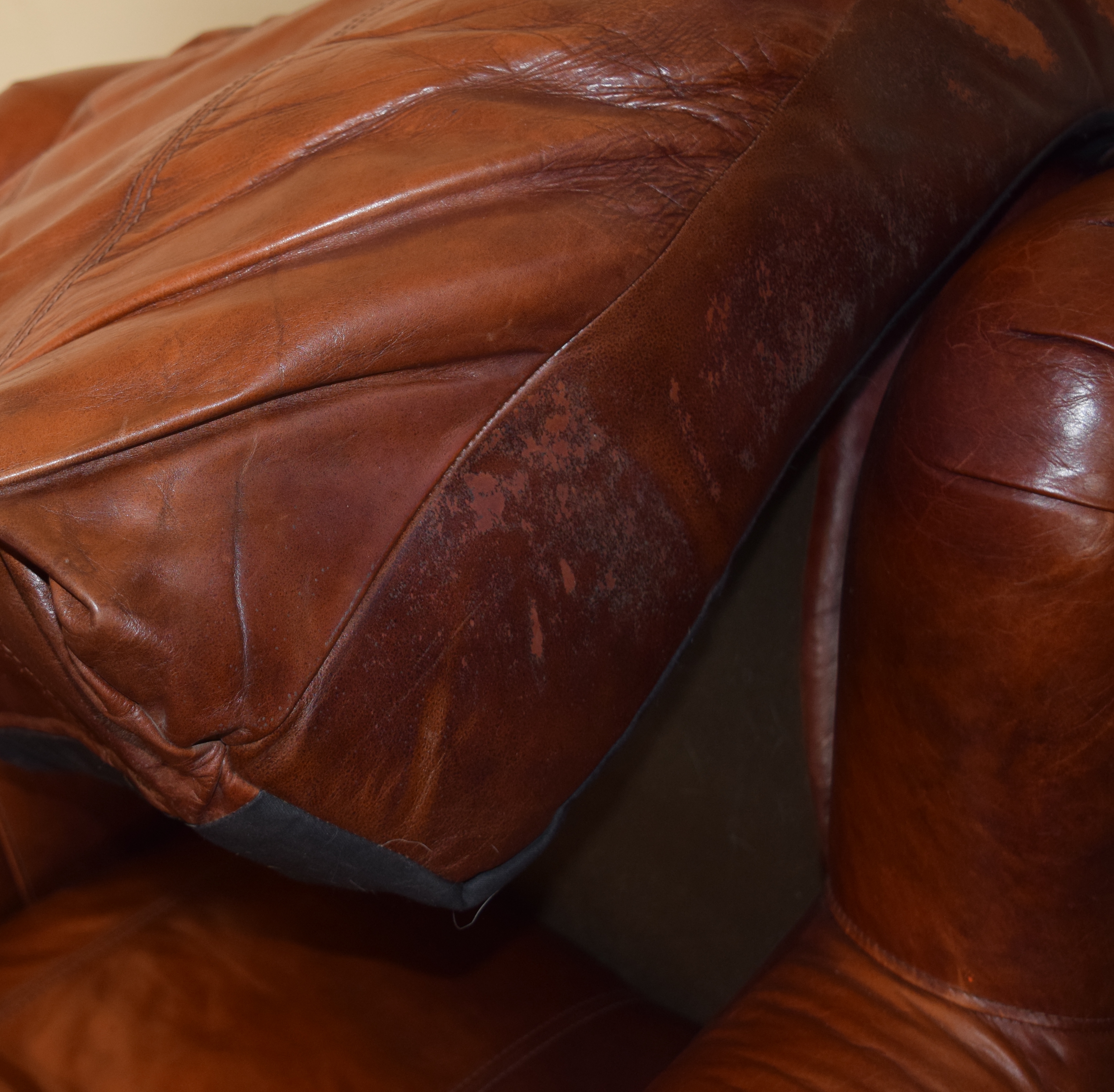 Henredon Leather Club Chair #1