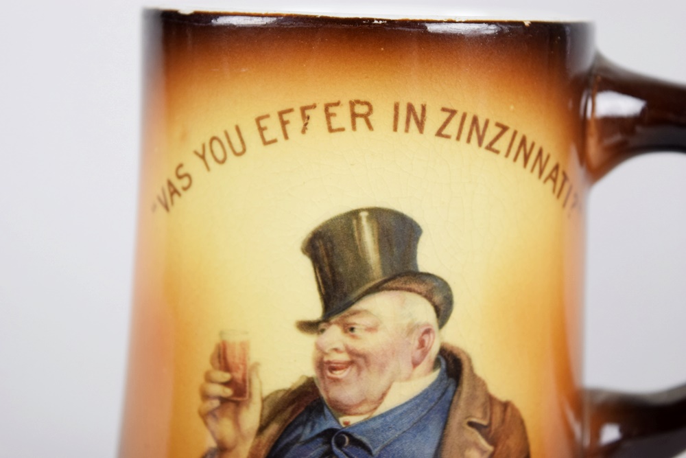"Vas You Effer In Zinzinnati?" Pitcher and Mugs, Pre-Prohibition