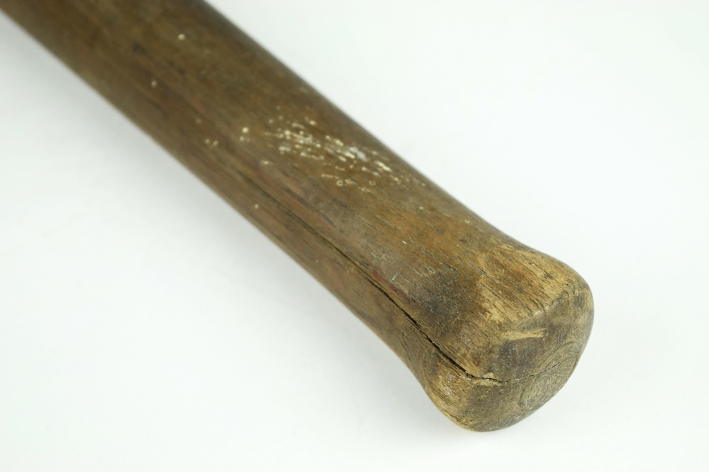 Circa 1880 Lemon Peel Leather Baseball, Totally Intact