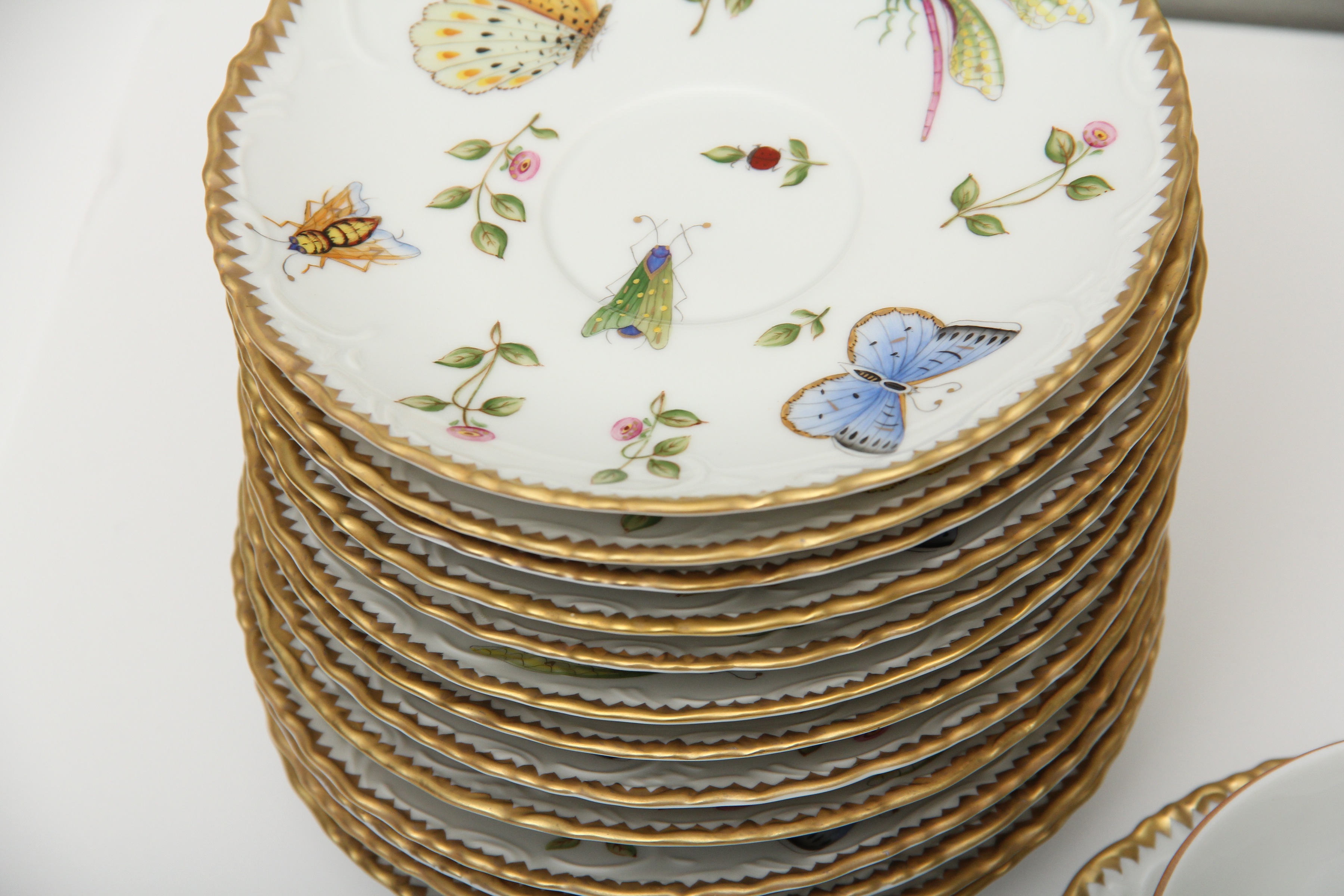 Anna Weatherley Fine China Set in Butterfly Pattern