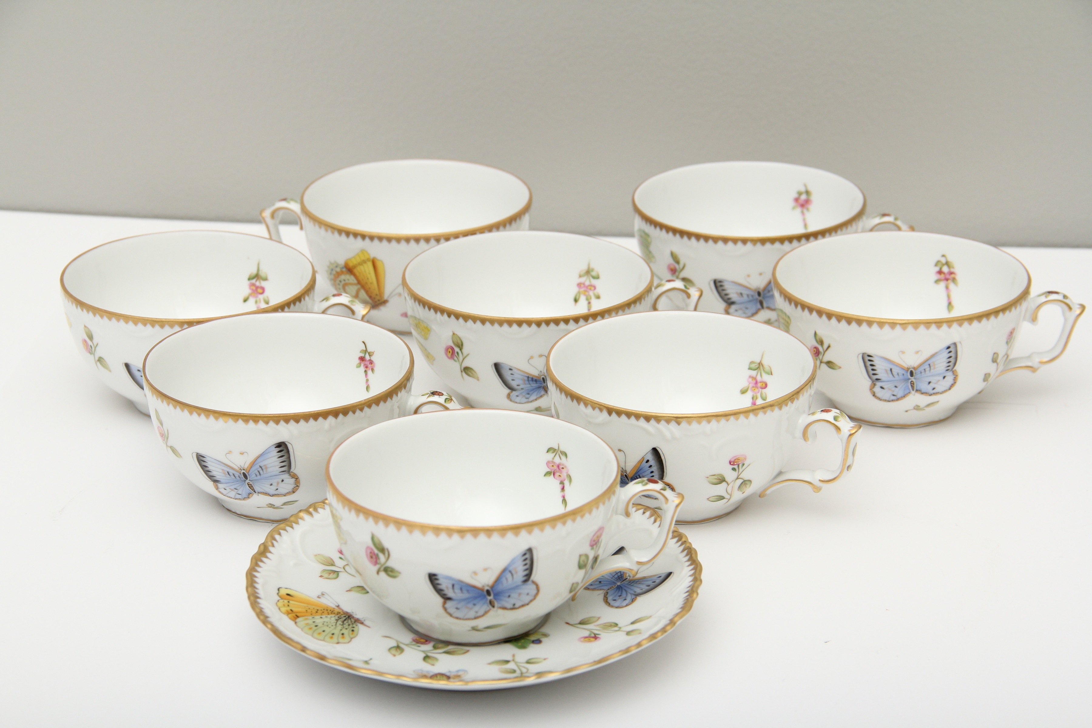 Anna Weatherley Fine China Set in Butterfly Pattern