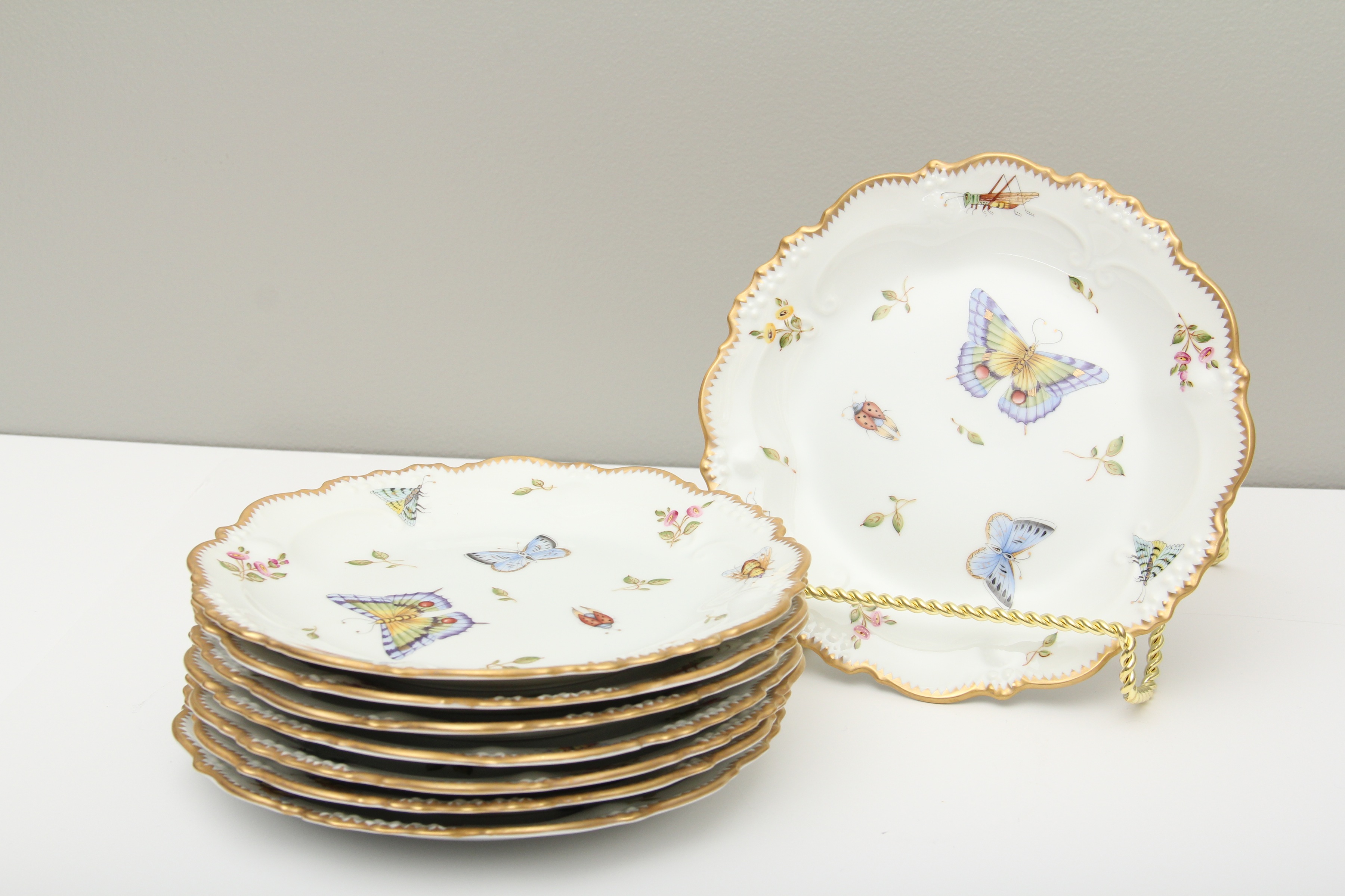 Anna Weatherley Fine China Set in Butterfly Pattern