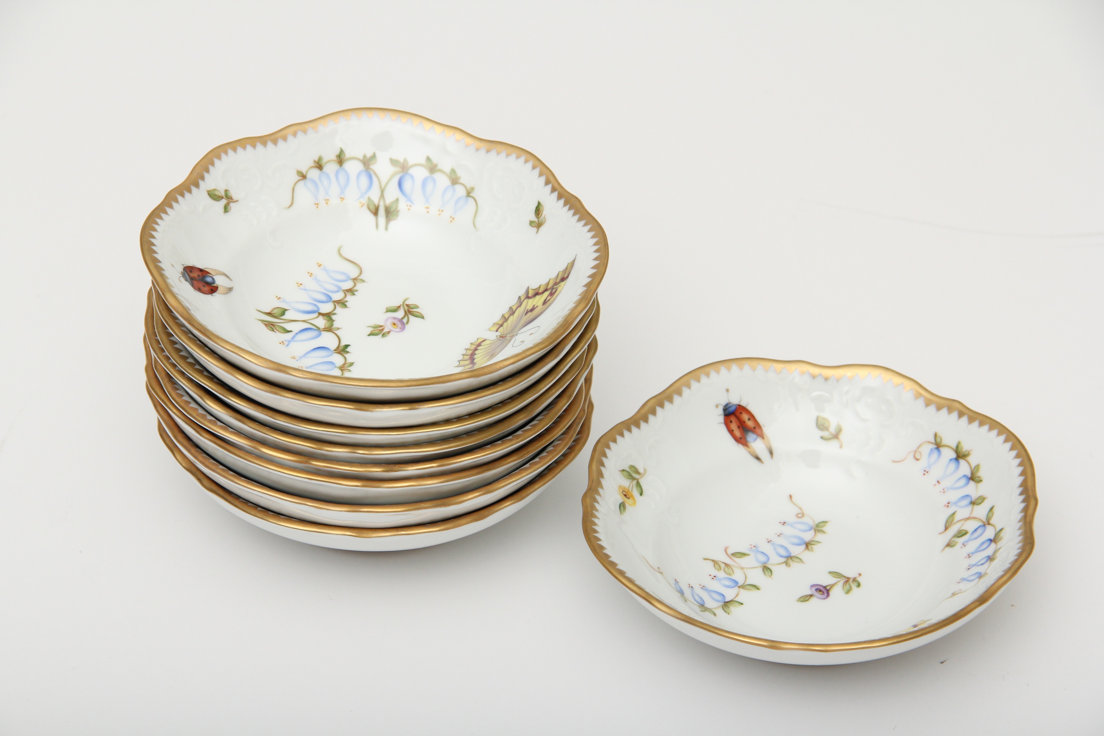 Anna Weatherley Fine China Set in Butterfly Pattern