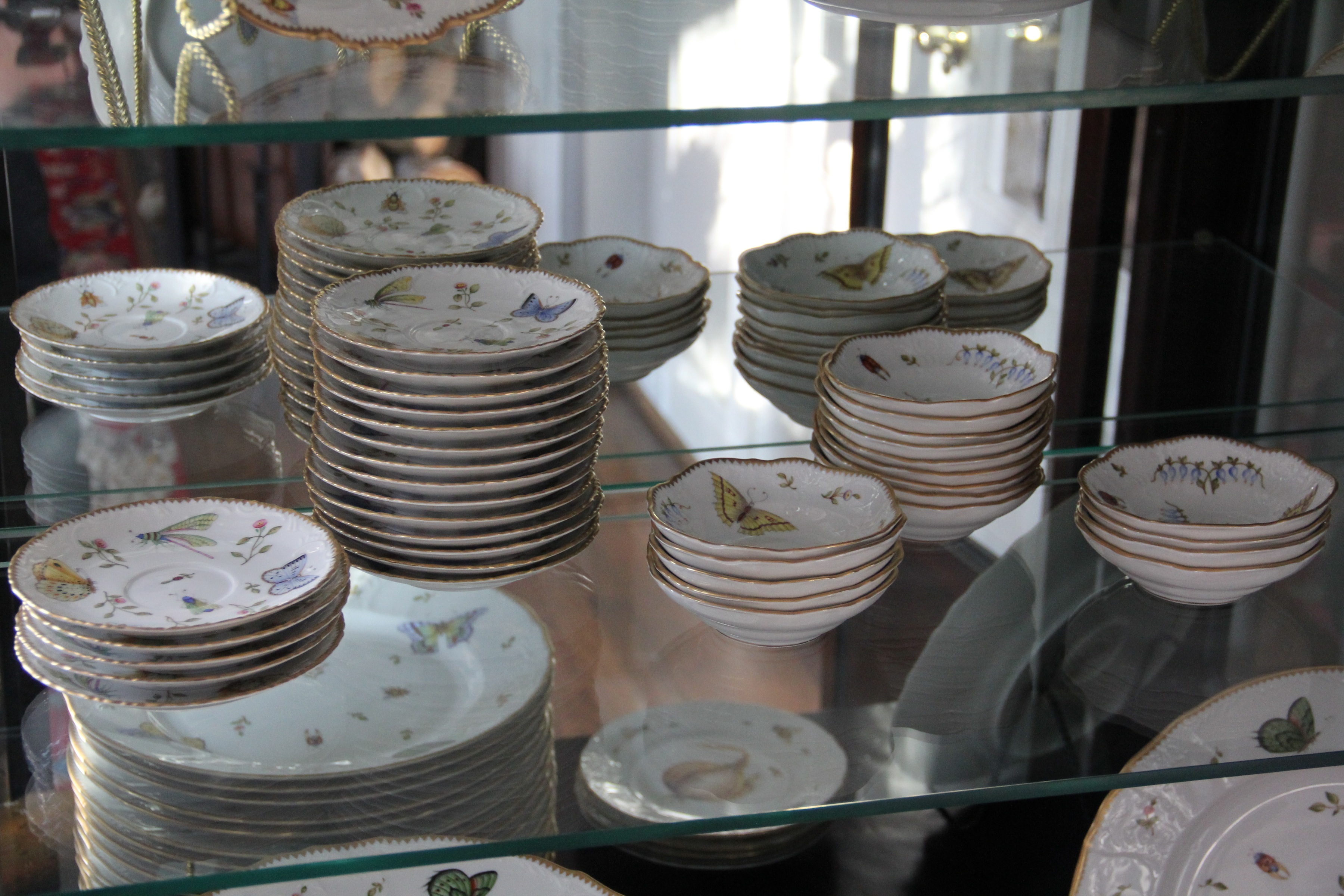 Anna Weatherley Fine China Set in Butterfly Pattern