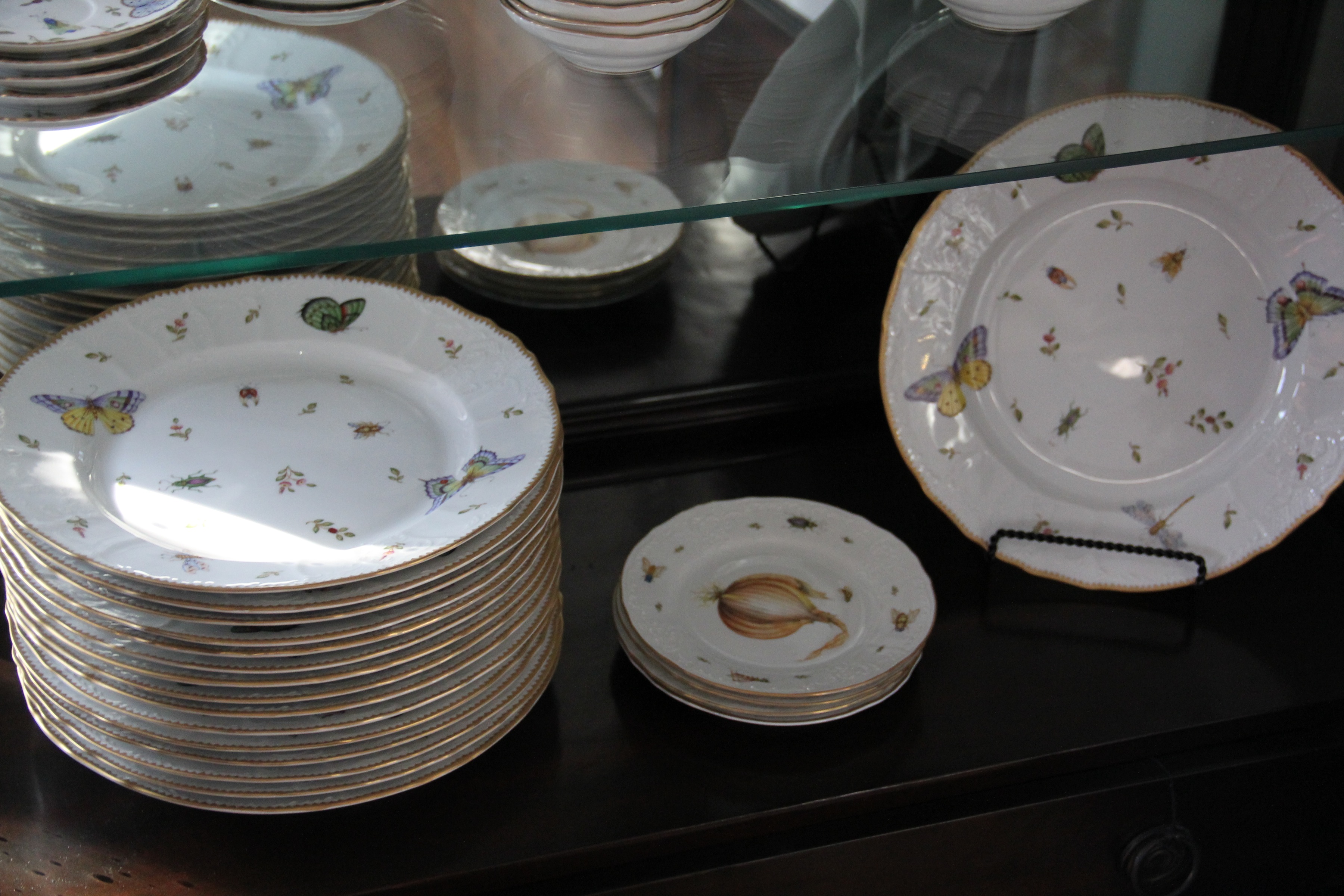 Anna Weatherley Fine China Set in Butterfly Pattern