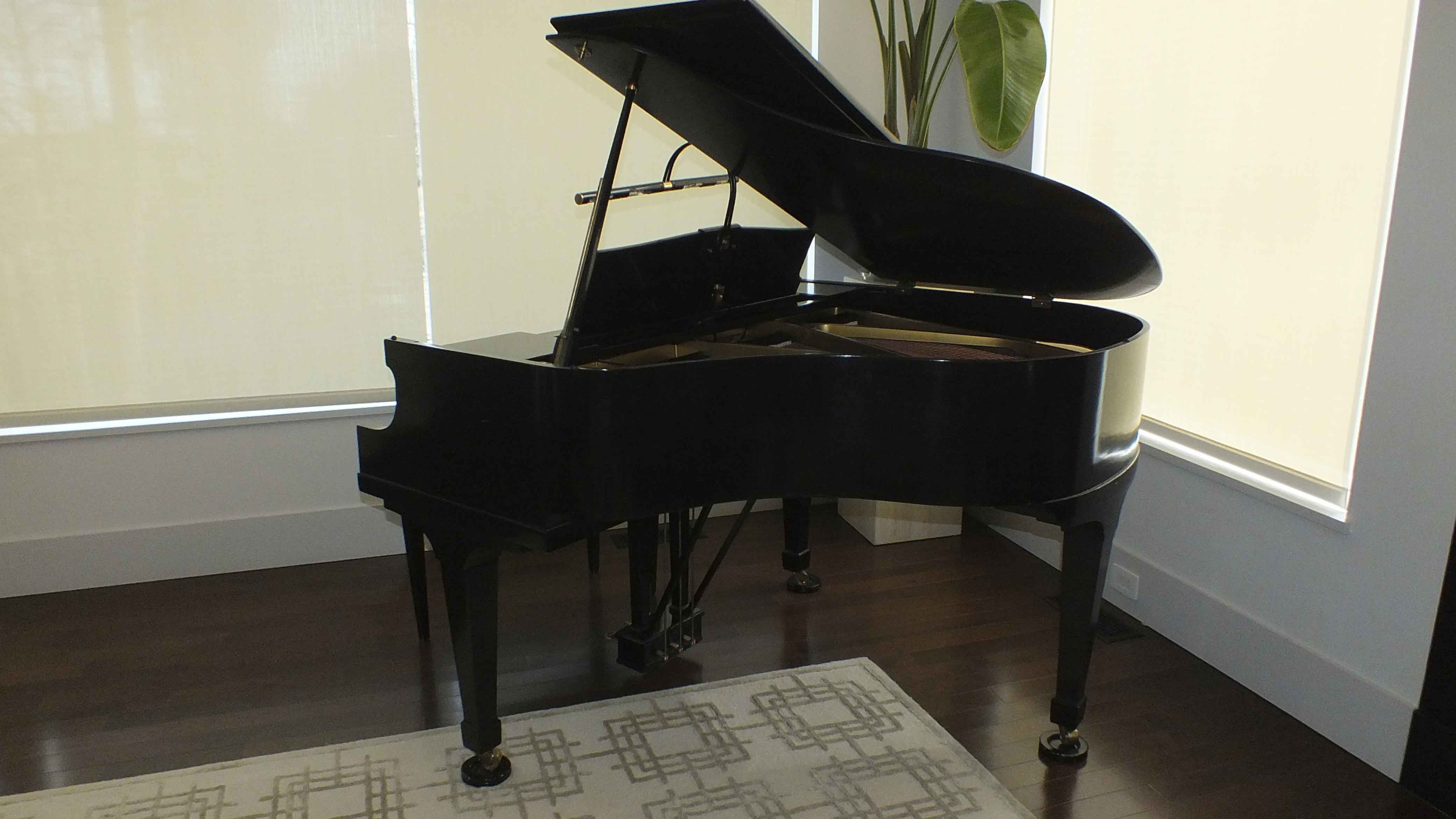 Aeolian Baby Grand Piano with Wurlitzer Decal, Circa 1913