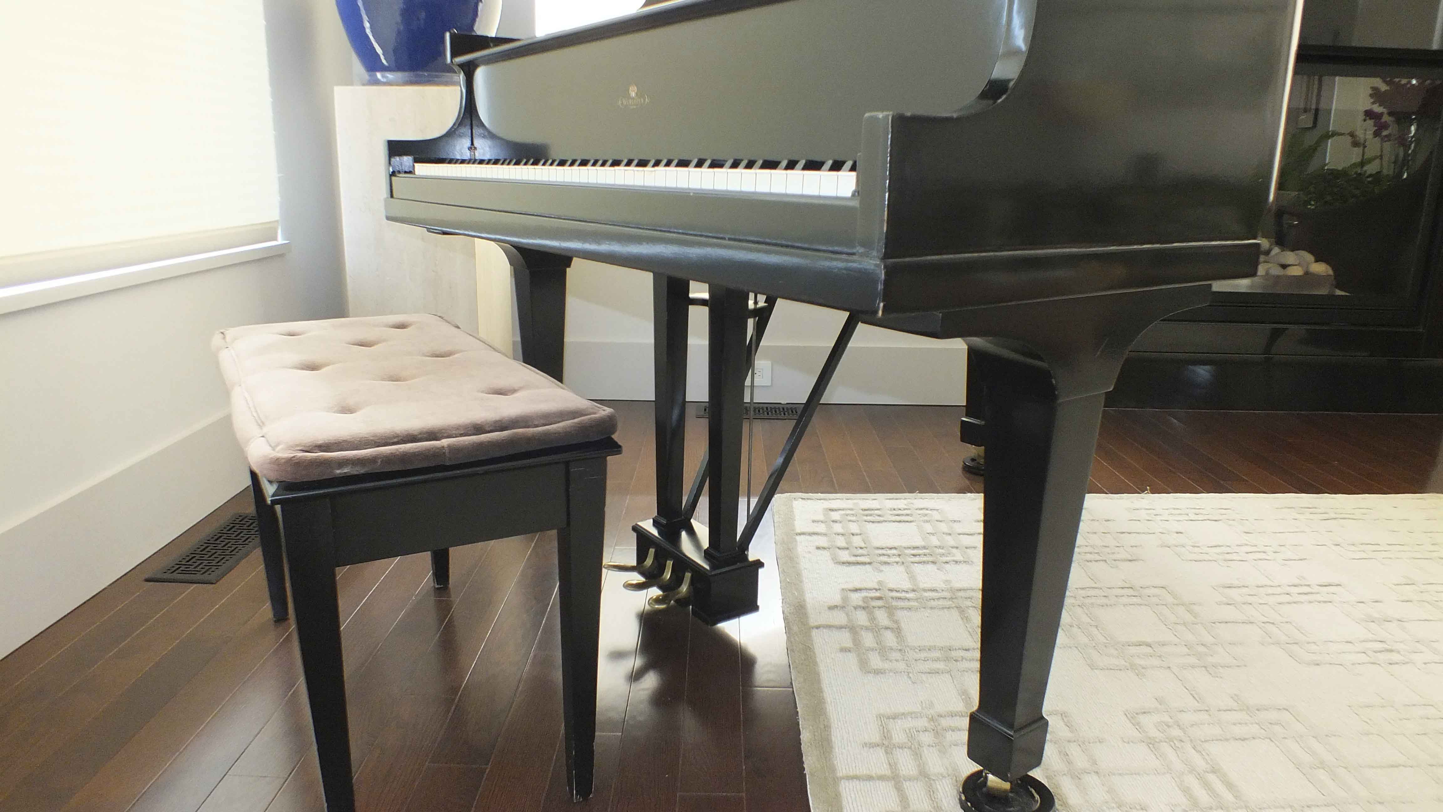 Aeolian Baby Grand Piano with Wurlitzer Decal, Circa 1913