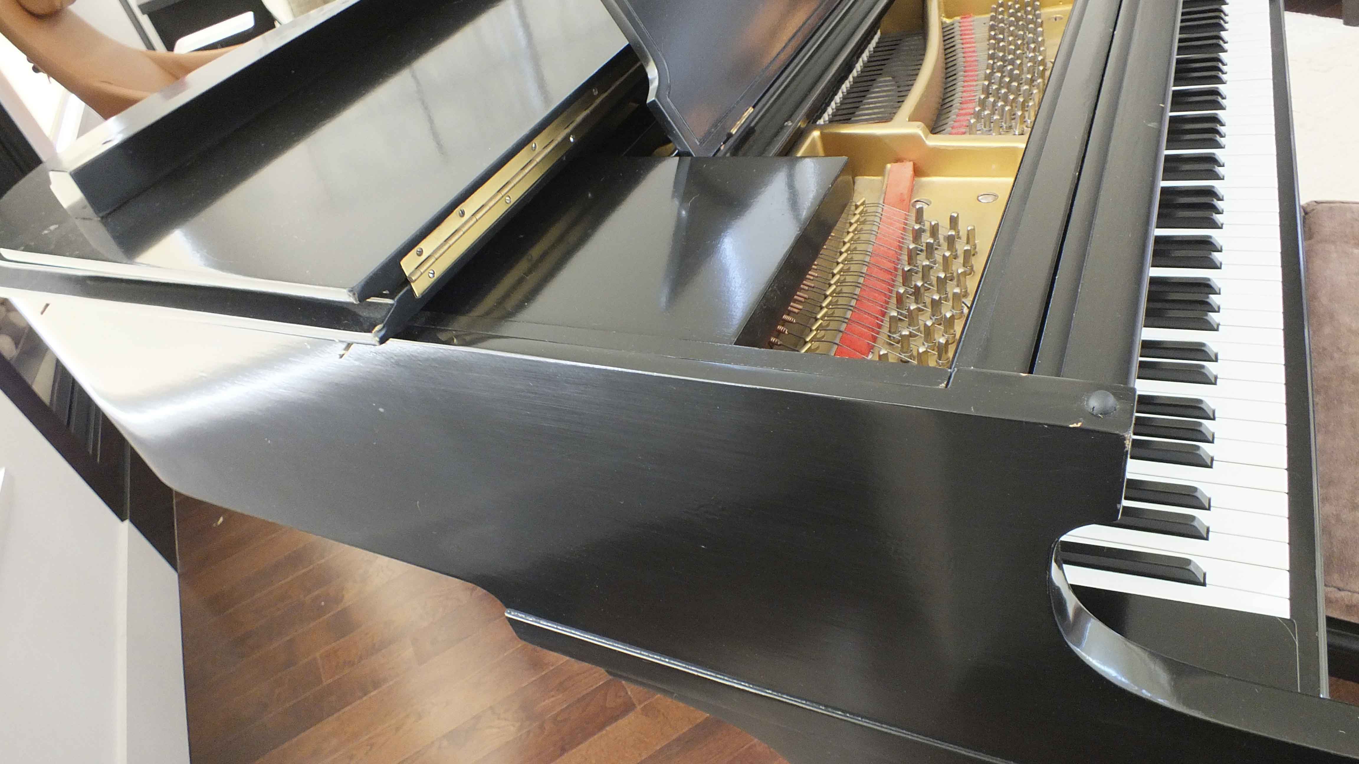 Aeolian Baby Grand Piano with Wurlitzer Decal, Circa 1913