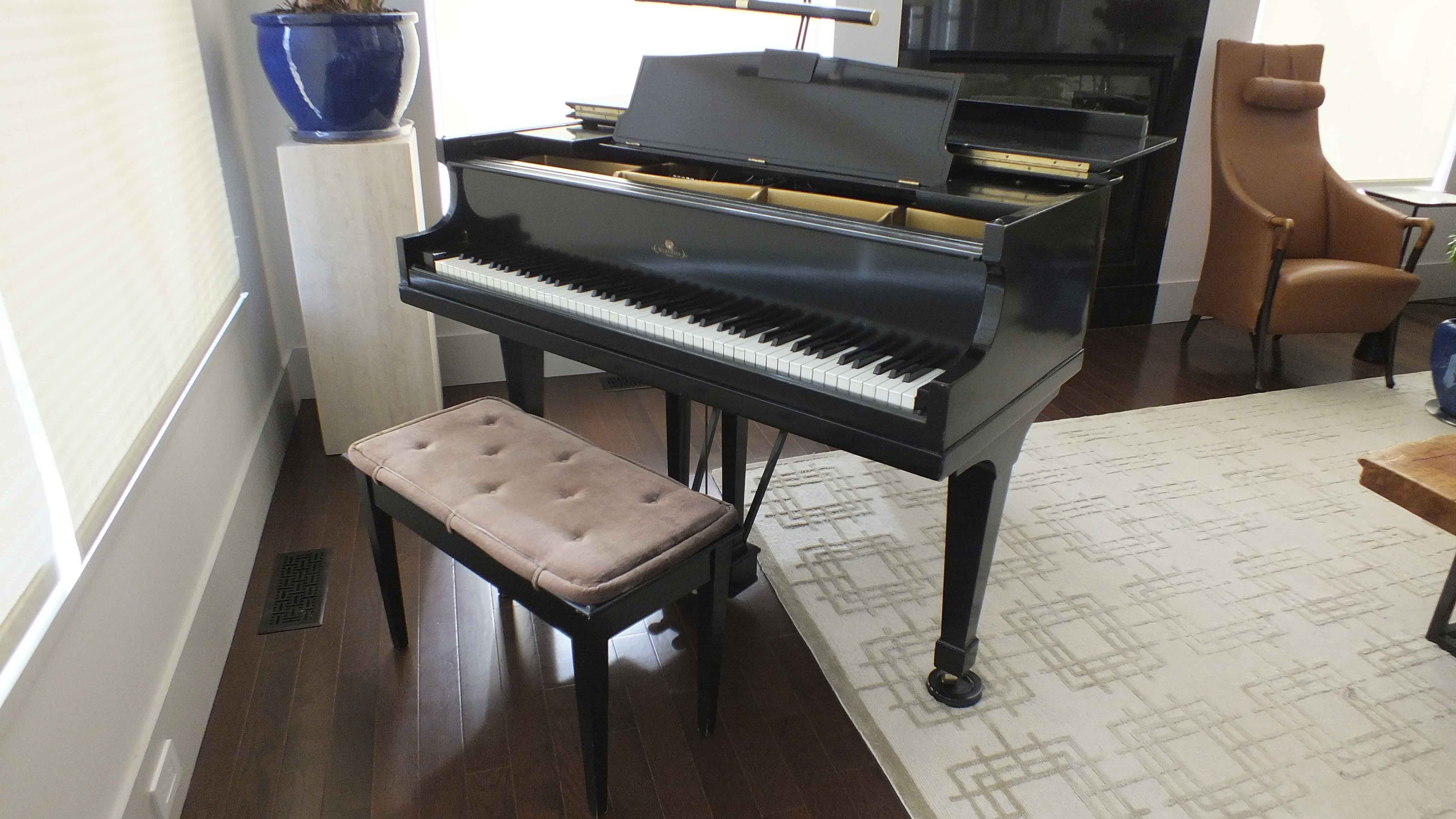 Aeolian Baby Grand Piano with Wurlitzer Decal, Circa 1913