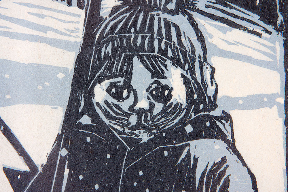 Signed and Numbered Hanne Greaver Woodblock Print