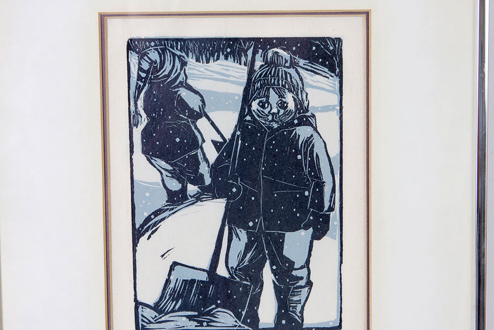 Signed and Numbered Hanne Greaver Woodblock Print
