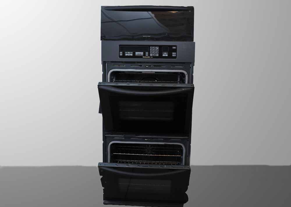 Kitchen Aid "Superba" Double Oven in Black