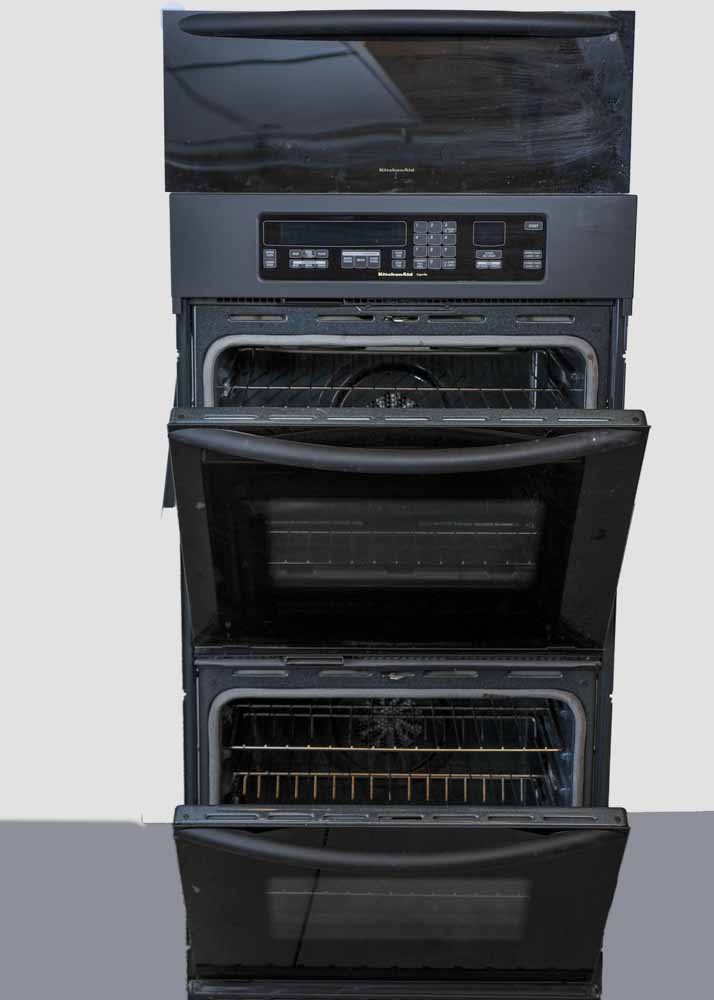 Kitchen Aid "Superba" Double Oven in Black
