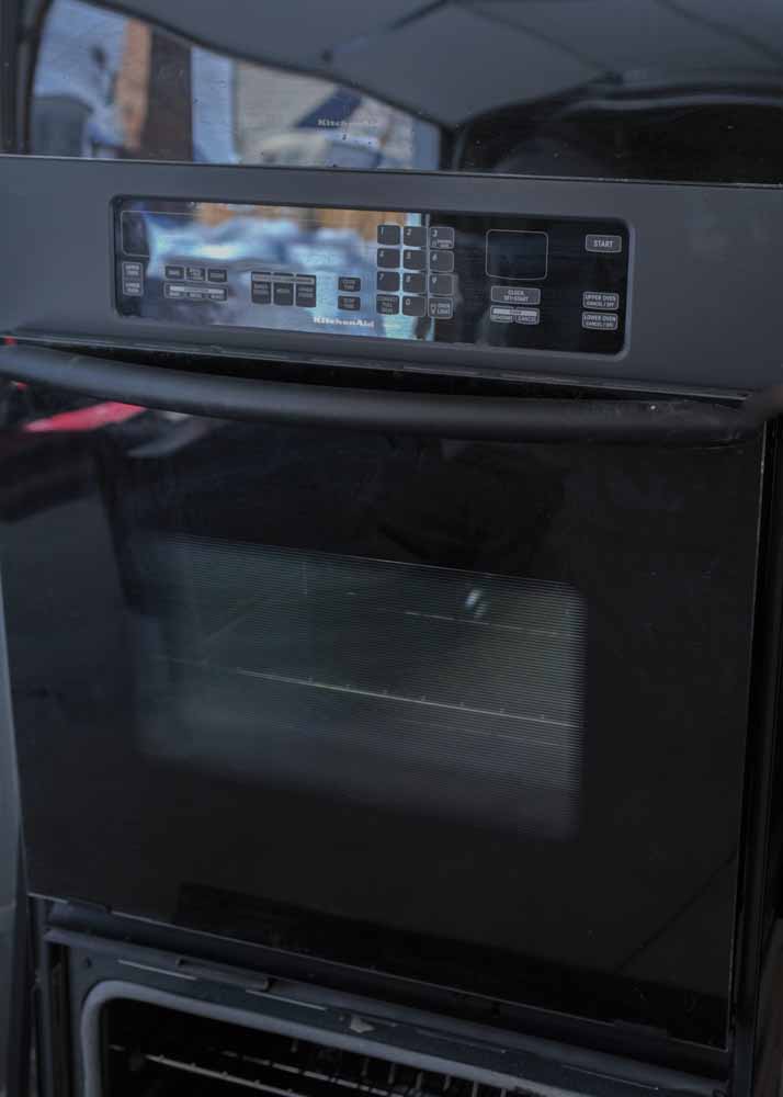 Kitchen Aid "Superba" Double Oven in Black