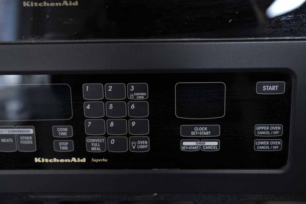 Kitchen Aid "Superba" Double Oven in Black