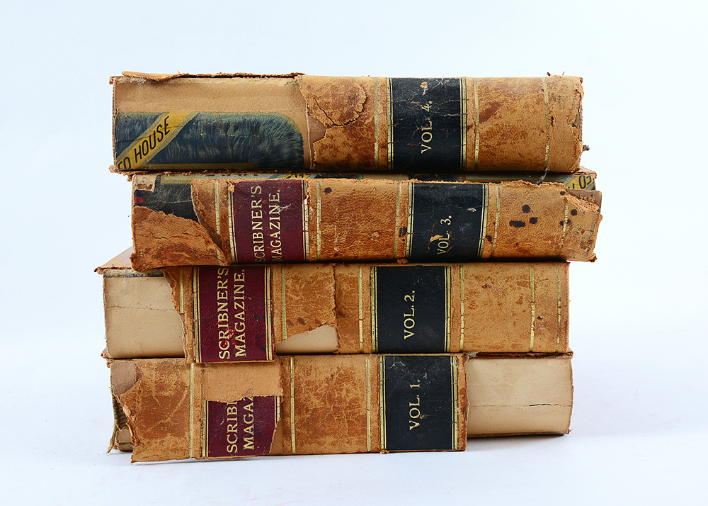 Vintage Scribner's Magazine Collection Vol 1-4