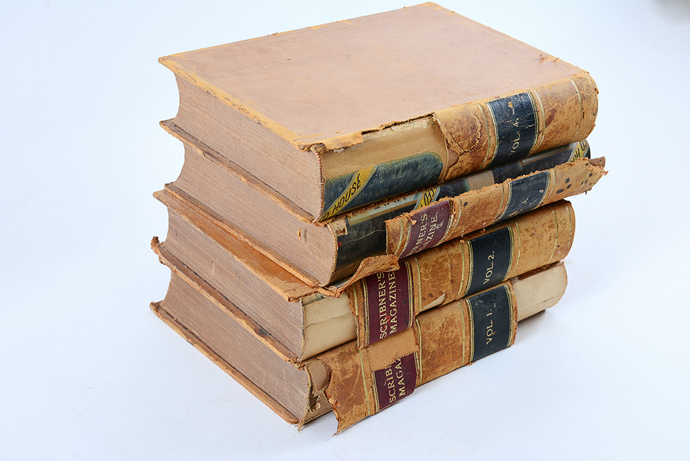 Vintage Scribner's Magazine Collection Vol 1-4