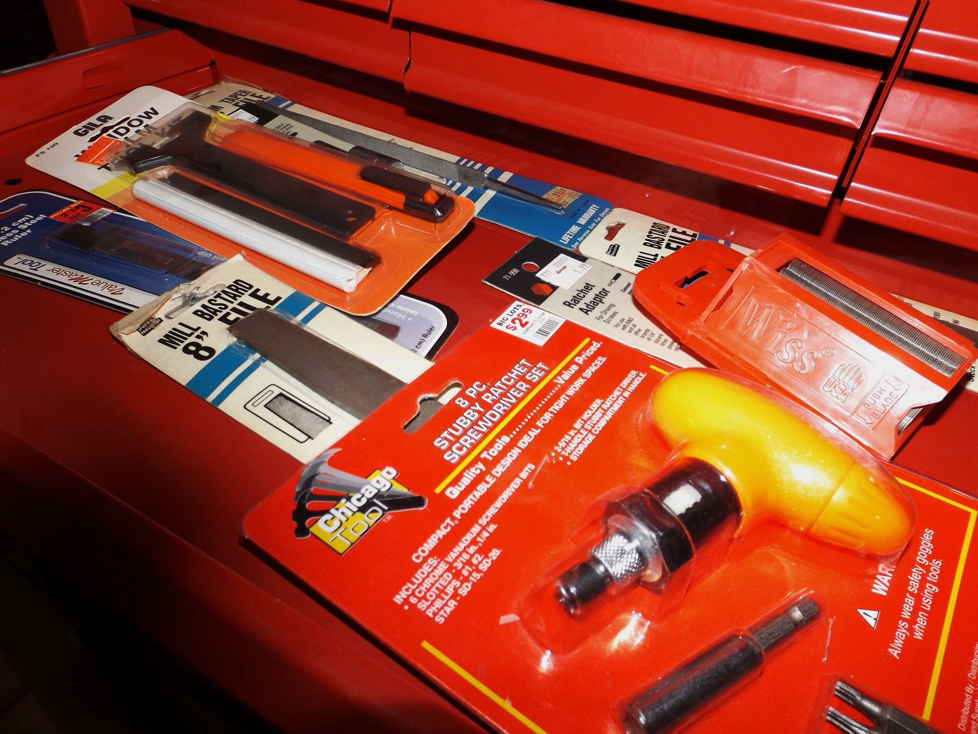 Craftsman 9-Drawer Rolling Tool Cabinet/Upper Tool Box + Tools