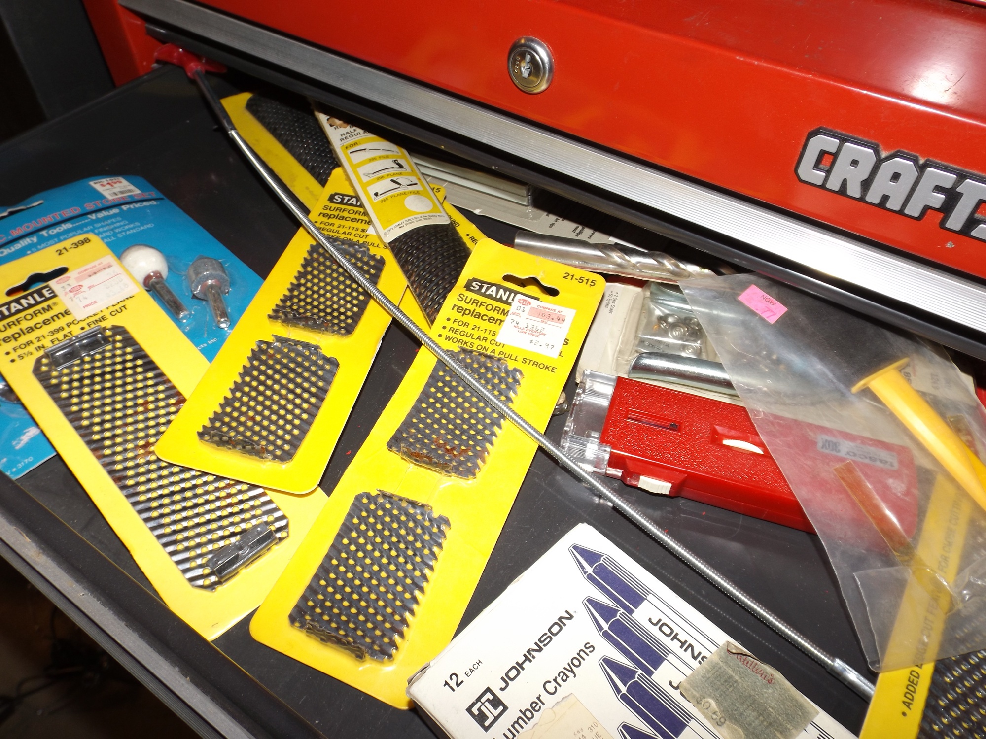 Craftsman 9-Drawer Rolling Tool Cabinet/Upper Tool Box + Tools