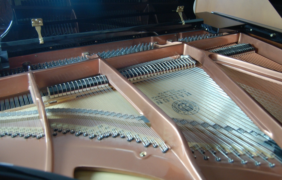 Hailun Ebony Grand Piano (HG178) and Tufted Bench