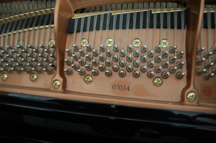 Hailun Ebony Grand Piano (HG178) and Tufted Bench