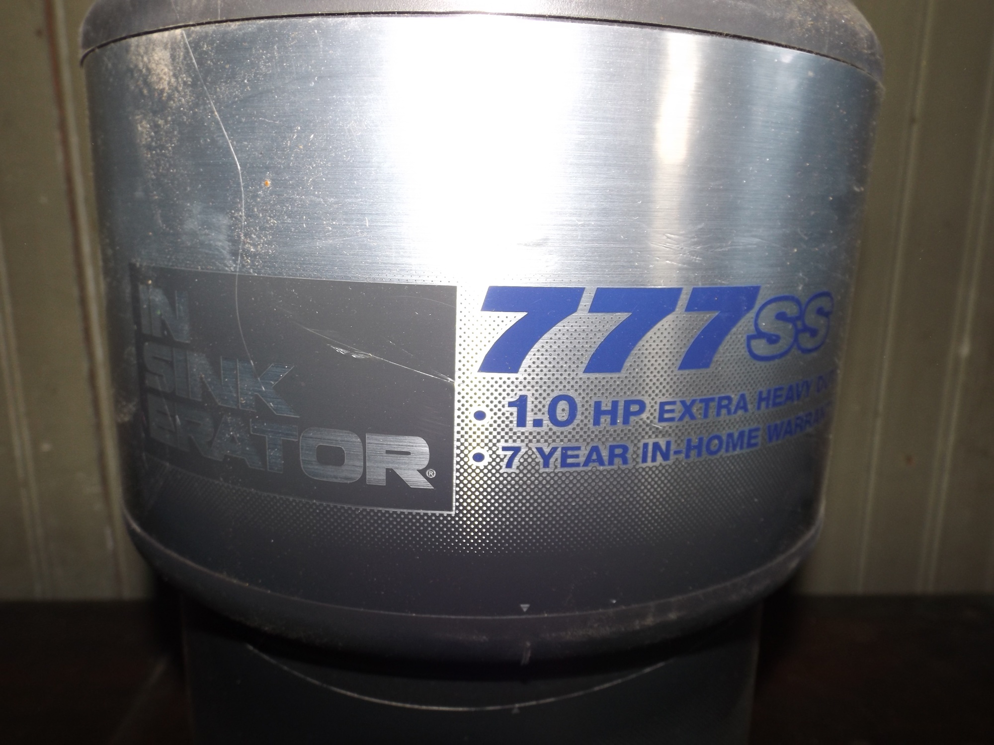 Insinkerator 1.0 HP Model 777SS Food Waste Disposer