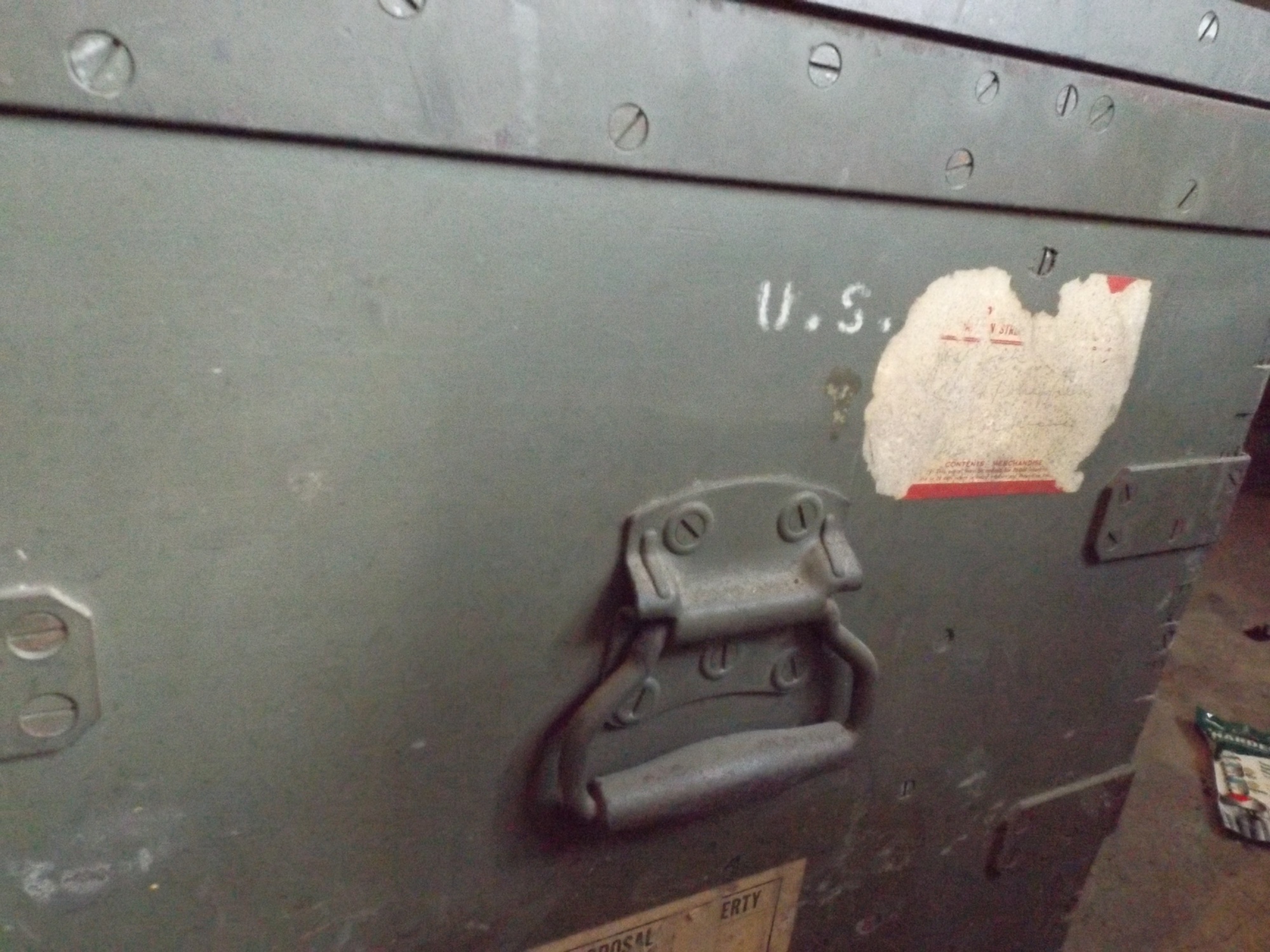 WWII  US Army Signal Corps Wooden Chest