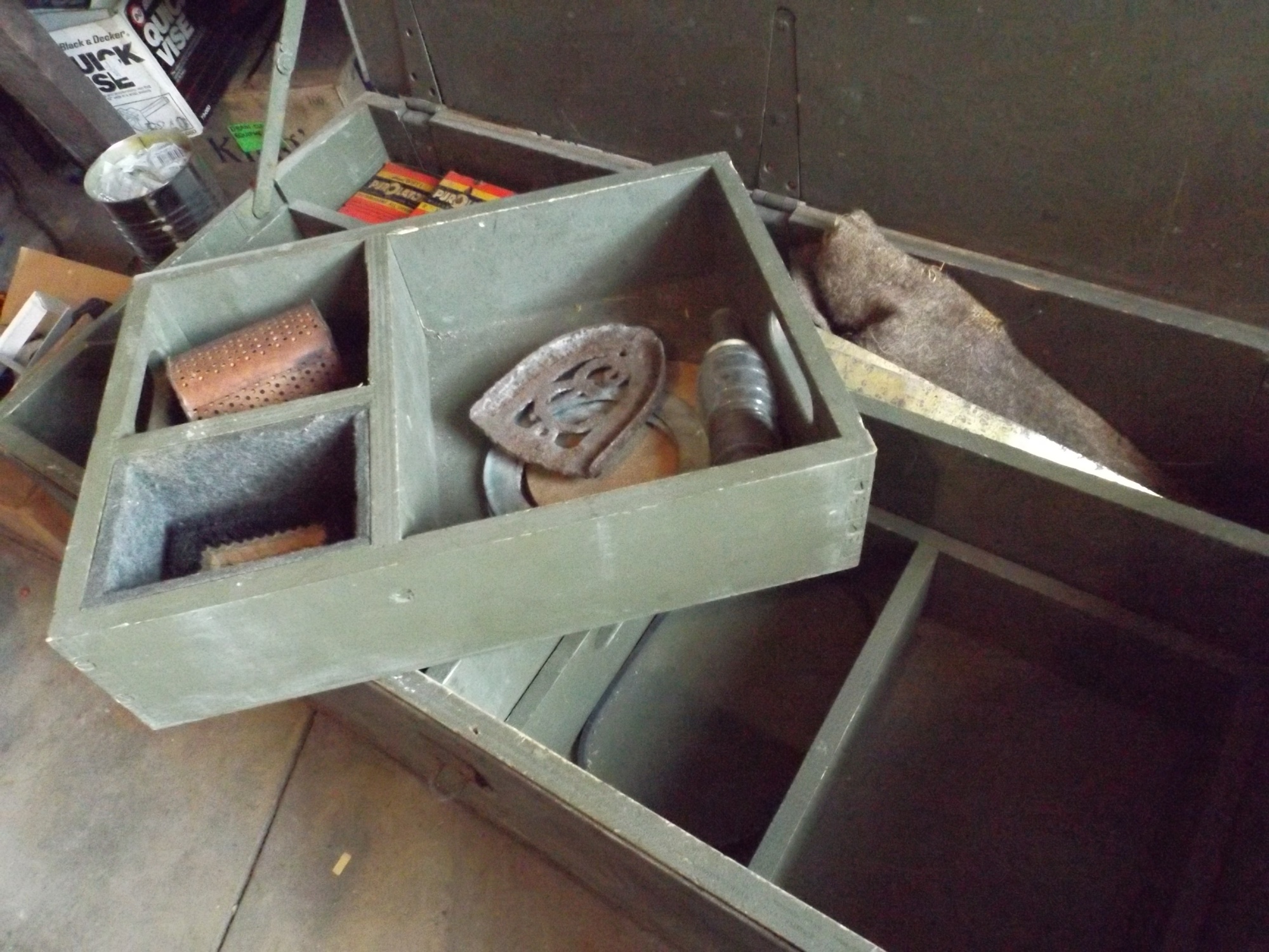 WWII  US Army Signal Corps Wooden Chest