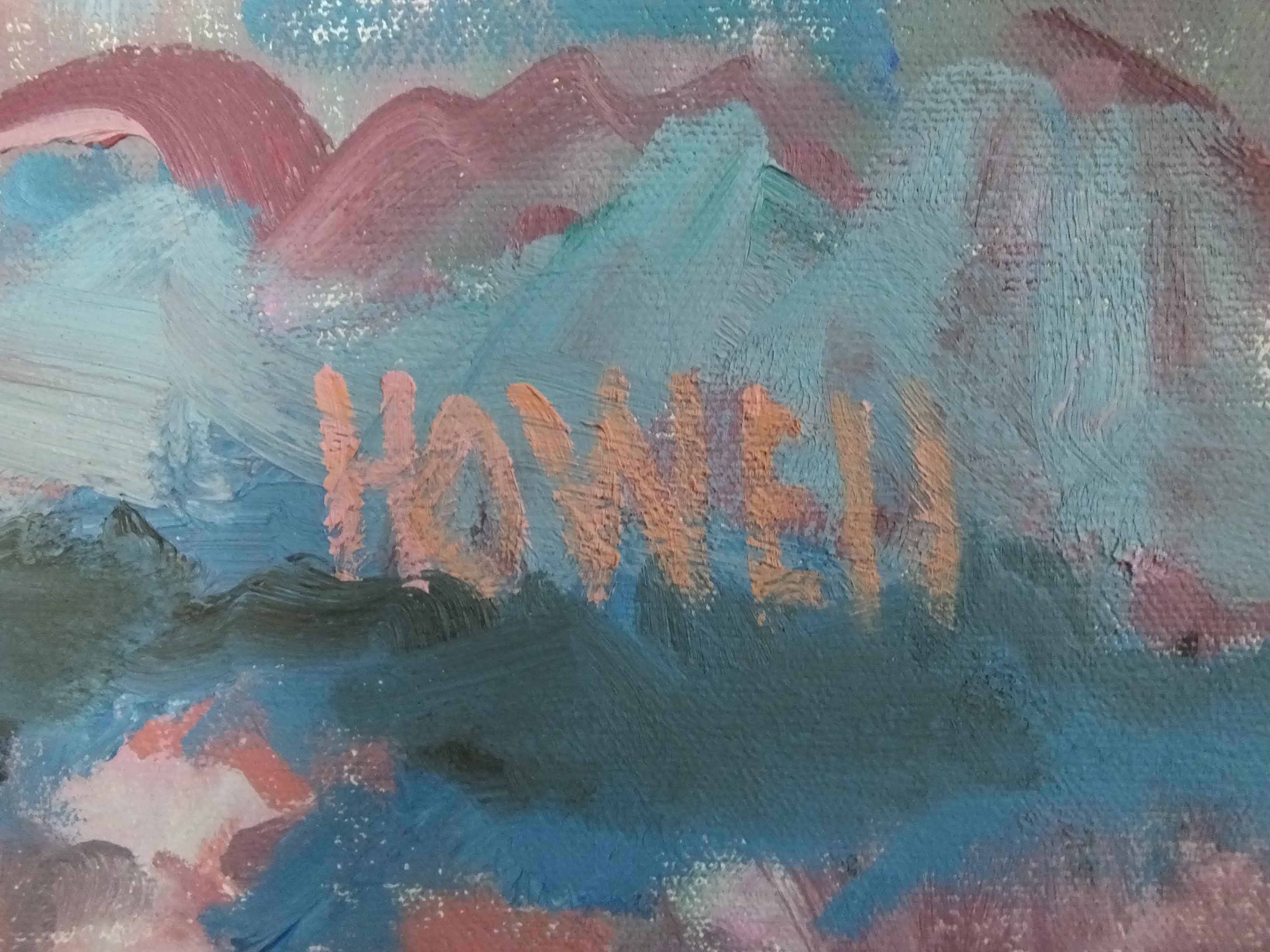 Oil Painting by Patsy Howell,"View From Harry's Bar"