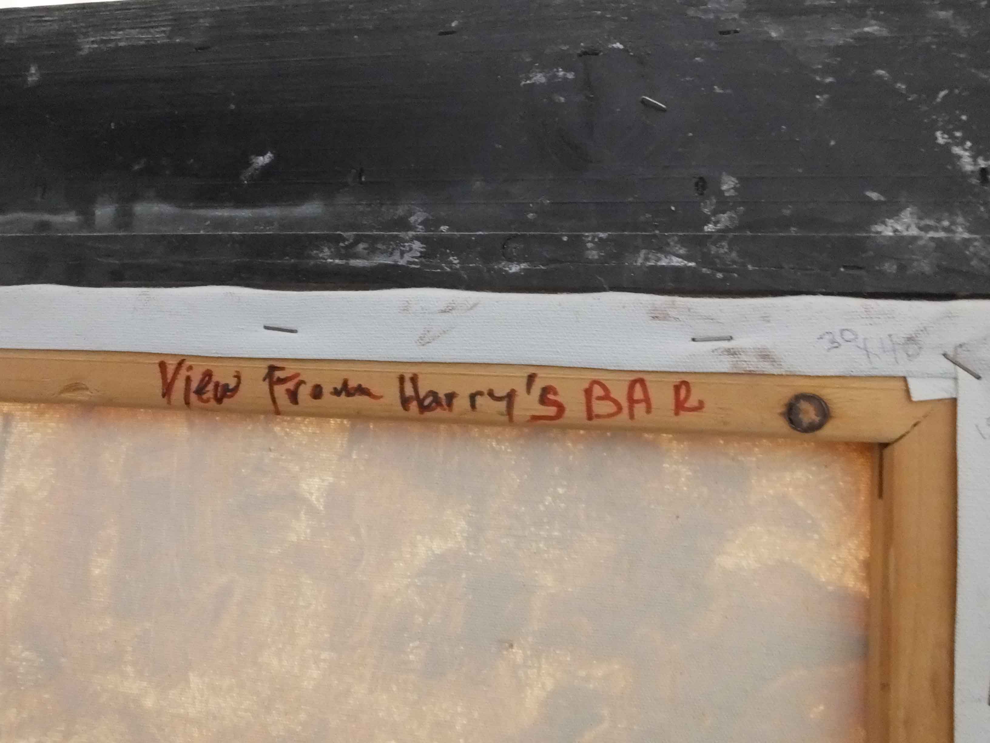 Oil Painting by Patsy Howell,"View From Harry's Bar"