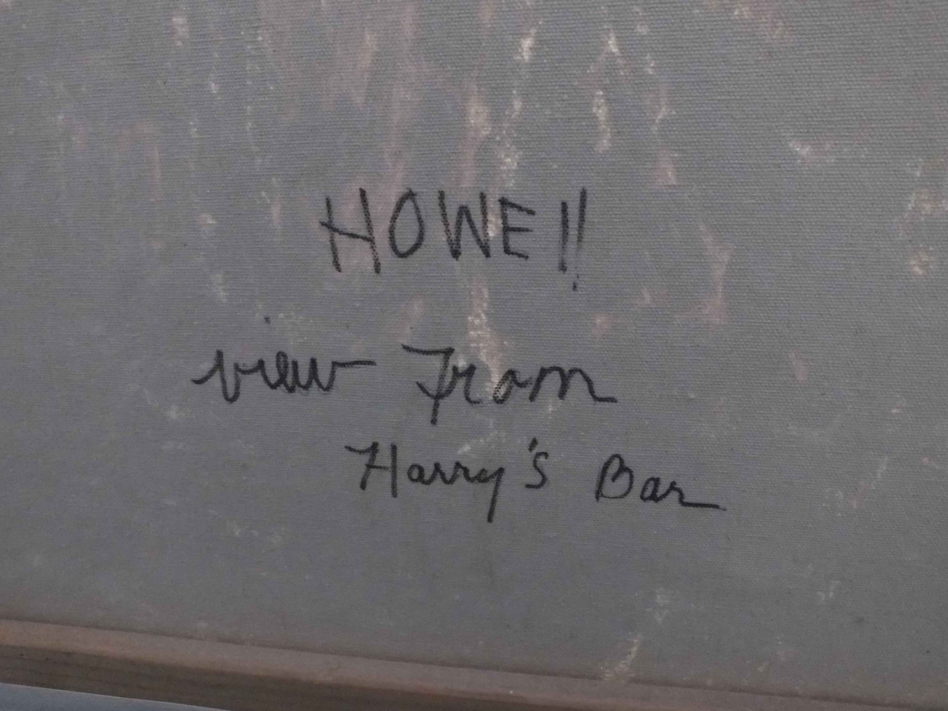 Oil Painting by Patsy Howell,"View From Harry's Bar"