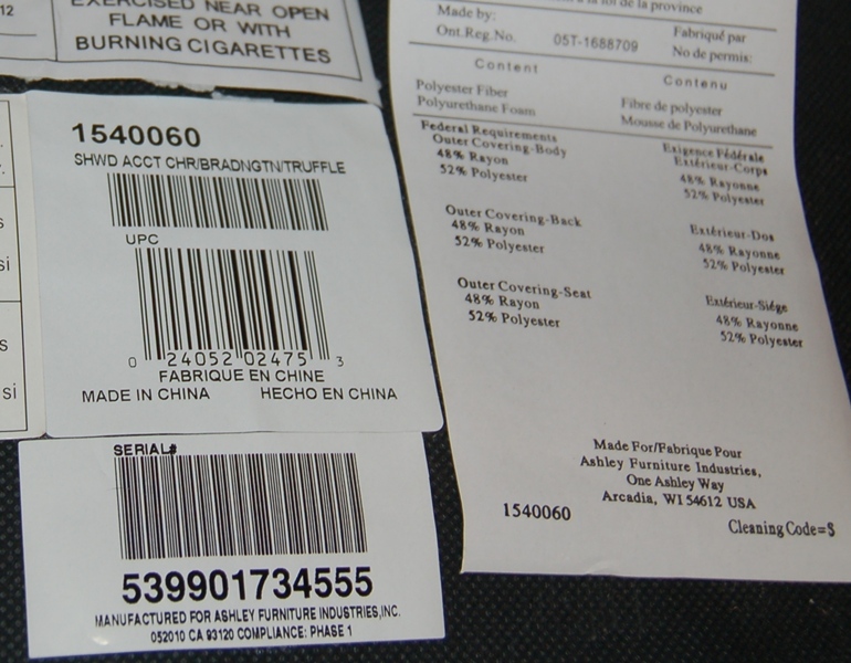 Bradington Truffle Accent Chair from Ashley Furniture