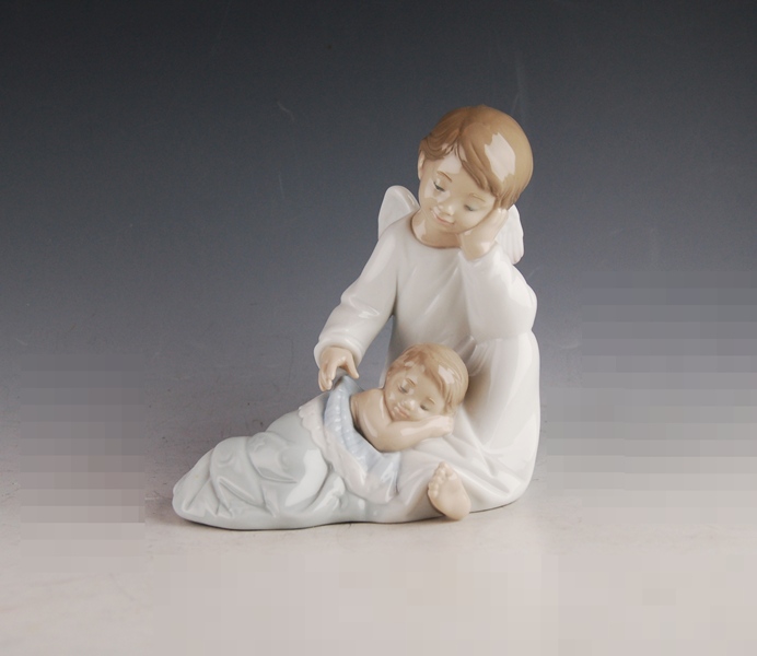 Lladro "My Guardian Angel" Porcelain Figurine