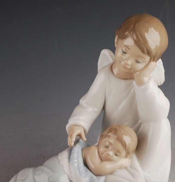 Lladro "My Guardian Angel" Porcelain Figurine